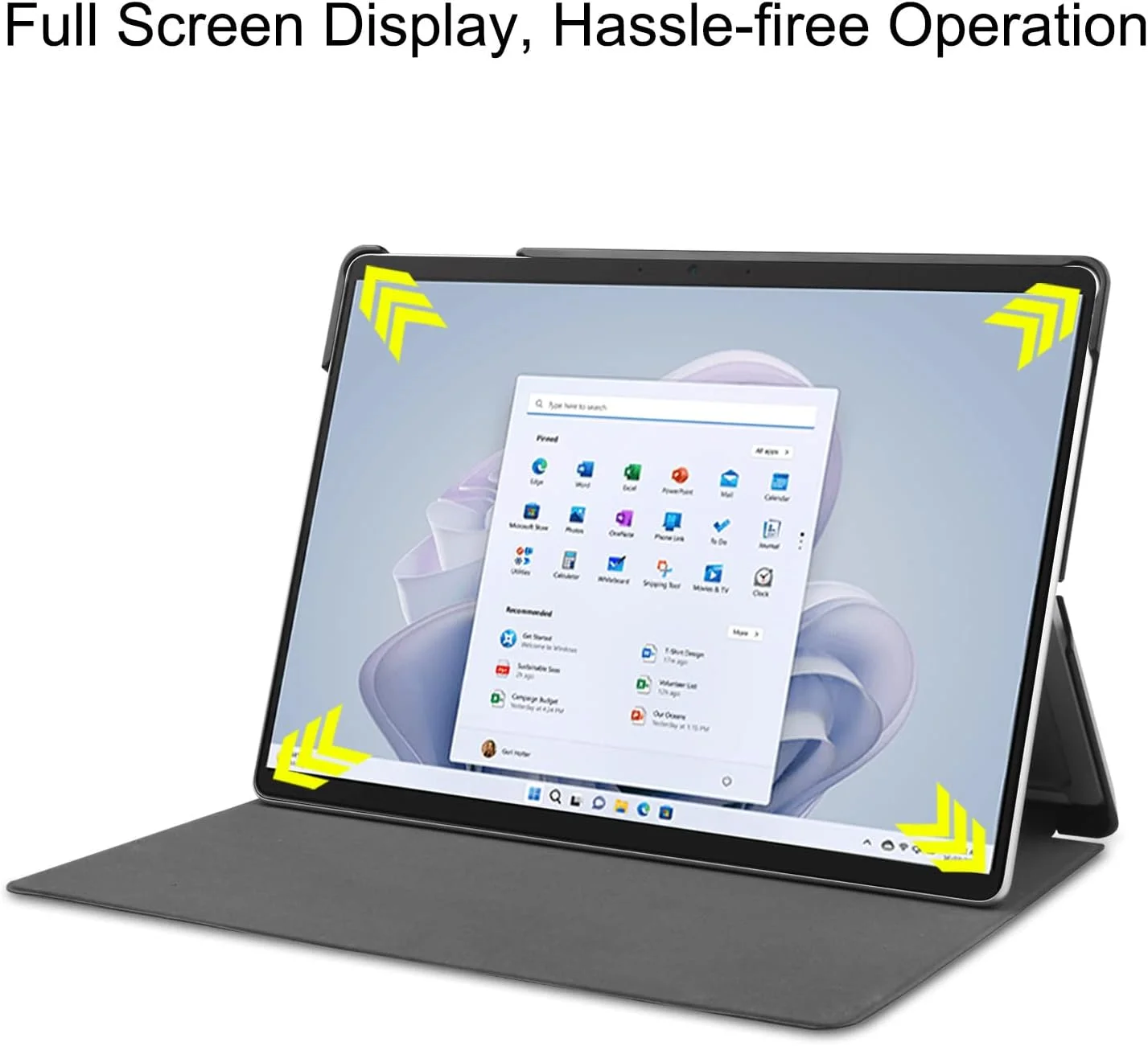 کاور محافظ گروتری سازگار با مایکروسافت Surface Pro 10/Surface Pro 9 13 اینچ، کاور تبلت هوشمند سه تایی، کاور چرمی سبک وزن با قابلیت تنظیم زاویه دید چندگانه (گرافیتی) کاور محافظ گروتری سازگار با مایکروسافت Surface Pro 10/Surface Pro 9 13 اینچ، کاور تبلت هوشمند سه تایی، کاور چرمی سبک وزن با قابلیت تنظیم زاویه دید چندگانه (گرافیتی)