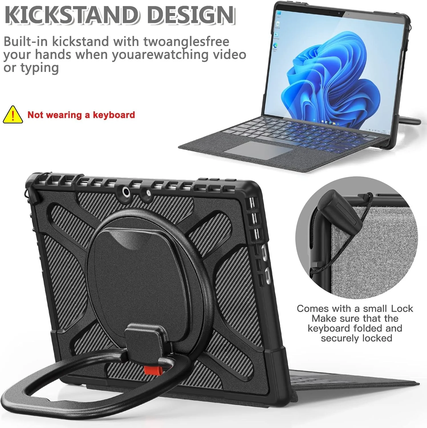 Travel with Tablet Rugged Shockproof Protective Case Compatible with Full Body Compatible with Microsoft Surface Pro 9 Compatible with Keyboard Cover with Keys, Case Compatible with Tablet Travel with Tablet Rugged Shockproof Protective Case Compatible with Full Body Compatible with Microsoft Surface Pro 9 Compatible with Keyboard Cover with Keys, Case Compatible with Tablet