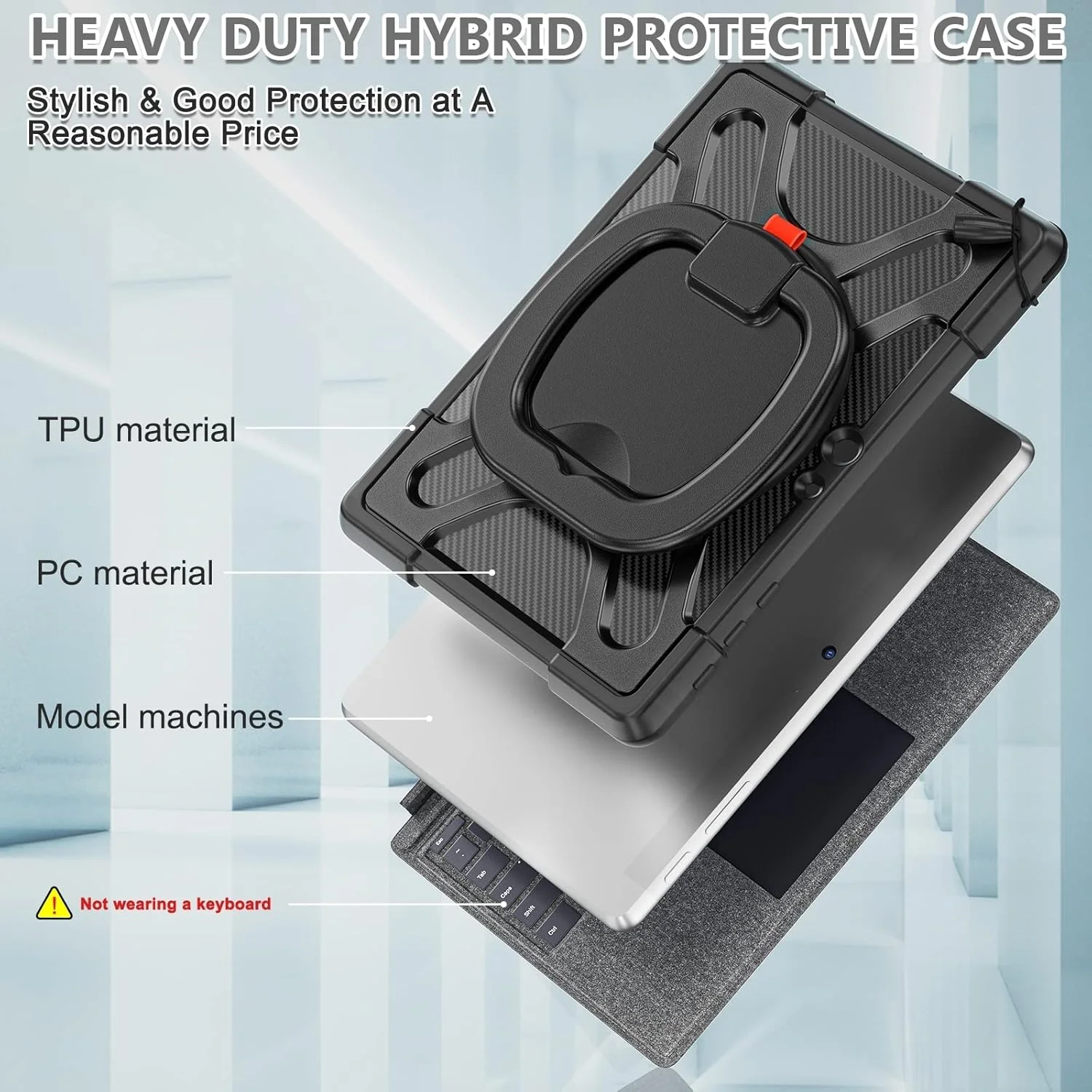 کاور تبلت ZZjingli TPU + PC برای مایکروسافت Surface Go 1/2 / 3 (مشکی)(رنگ چای)(قرمز) و غیره (رنگ: مشکی) کاور تبلت ZZjingli TPU + PC برای مایکروسافت Surface Go 1/2 / 3 (مشکی)(رنگ چای)(قرمز) و غیره (رنگ: مشکی)