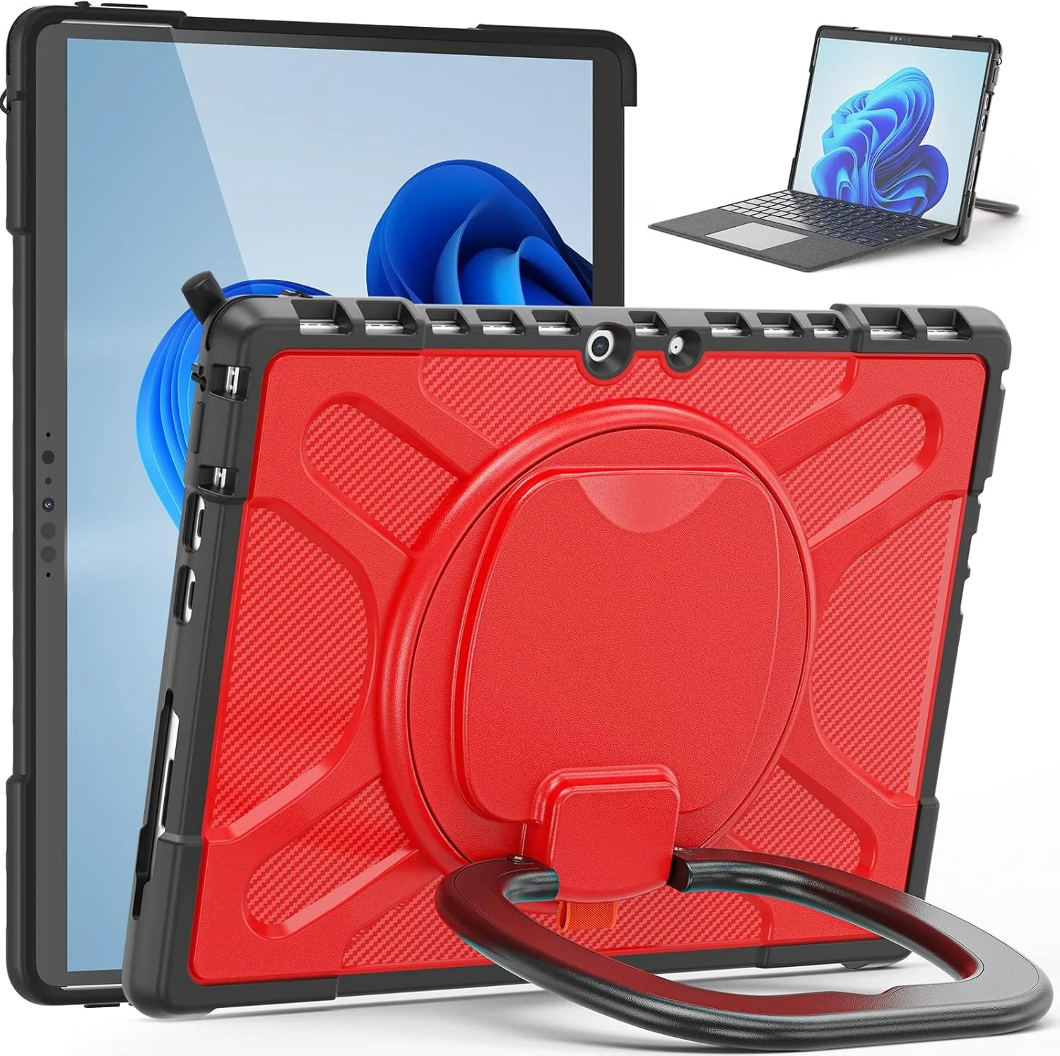 کیف محافظ تبلت PC، ضد ضربه، دارای پایه، مقاوم، سازگار با Microsoft Surface Pro 8، سازگار با کیبورد Type Cover، محافظ تبلت سازگار با Surface Pro 8 کیف محافظ تبلت PC، ضد ضربه، دارای پایه، مقاوم، سازگار با Microsoft Surface Pro 8، سازگار با کیبورد Type Cover، محافظ تبلت سازگار با Surface Pro 8