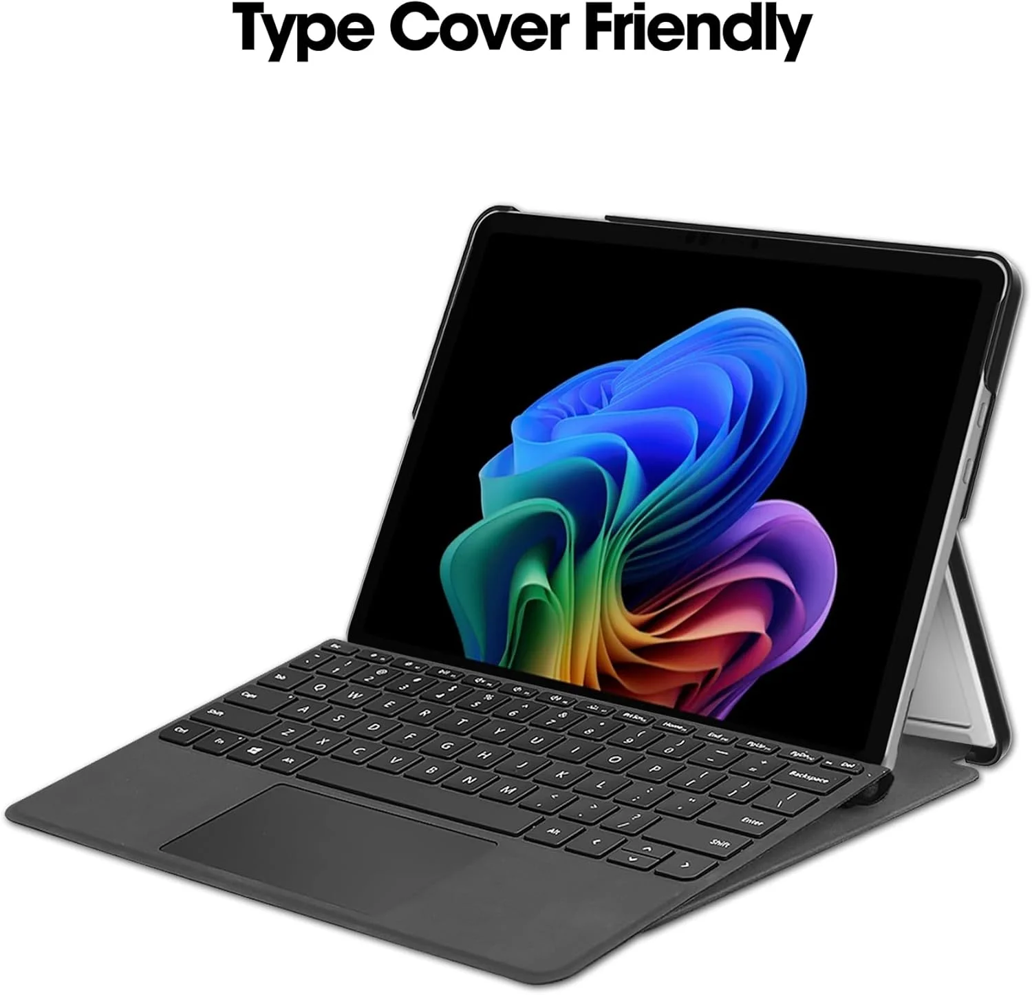 کاور محافظ هافان سازگار با مایکروسافت سرفیس پرو 12 اینچ، سازگار با کیبورد (محصول شامل کیبورد نمی شود)، محافظت کامل، آبی