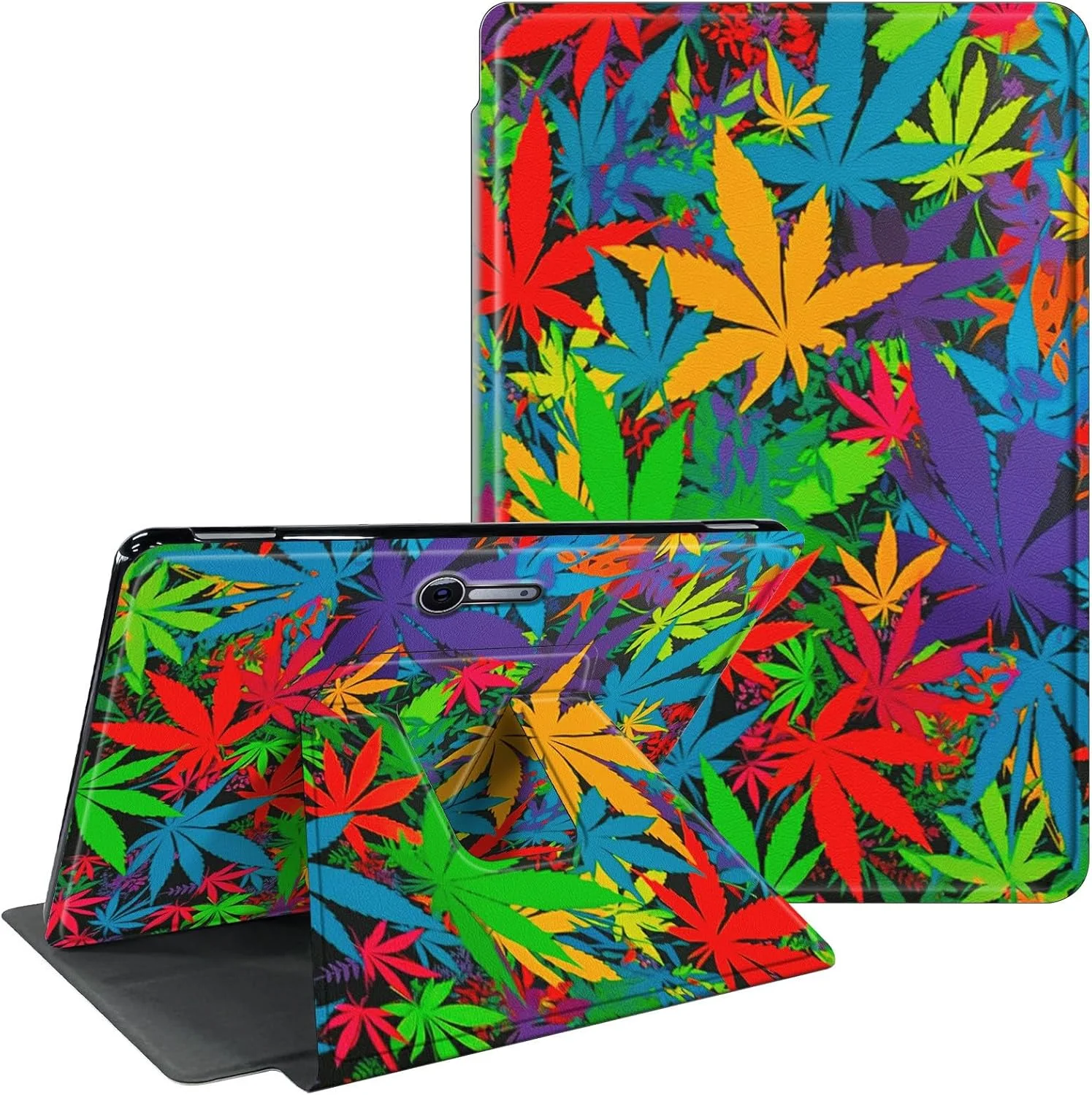 کاور چرخشی 360 درجه CGFGHHUY برای مایکروسافت Surface Pro 7 با سایز 12.3 اینچ، کاور هوشمند با قابلیت بیدار شدن/به خواب رفتن خودکار، مناسب برای Microsoft Surface Pro 7/7 Plus/6/5/4 - طرح برگ های رنگارنگ کاور چرخشی 360 درجه CGFGHHUY برای مایکروسافت Surface Pro 7 با سایز 12.3 اینچ، کاور هوشمند با قابلیت بیدار شدن/به خواب رفتن خودکار، مناسب برای Microsoft Surface Pro 7/7 Plus/6/5/4 - طرح برگ های رنگارنگ