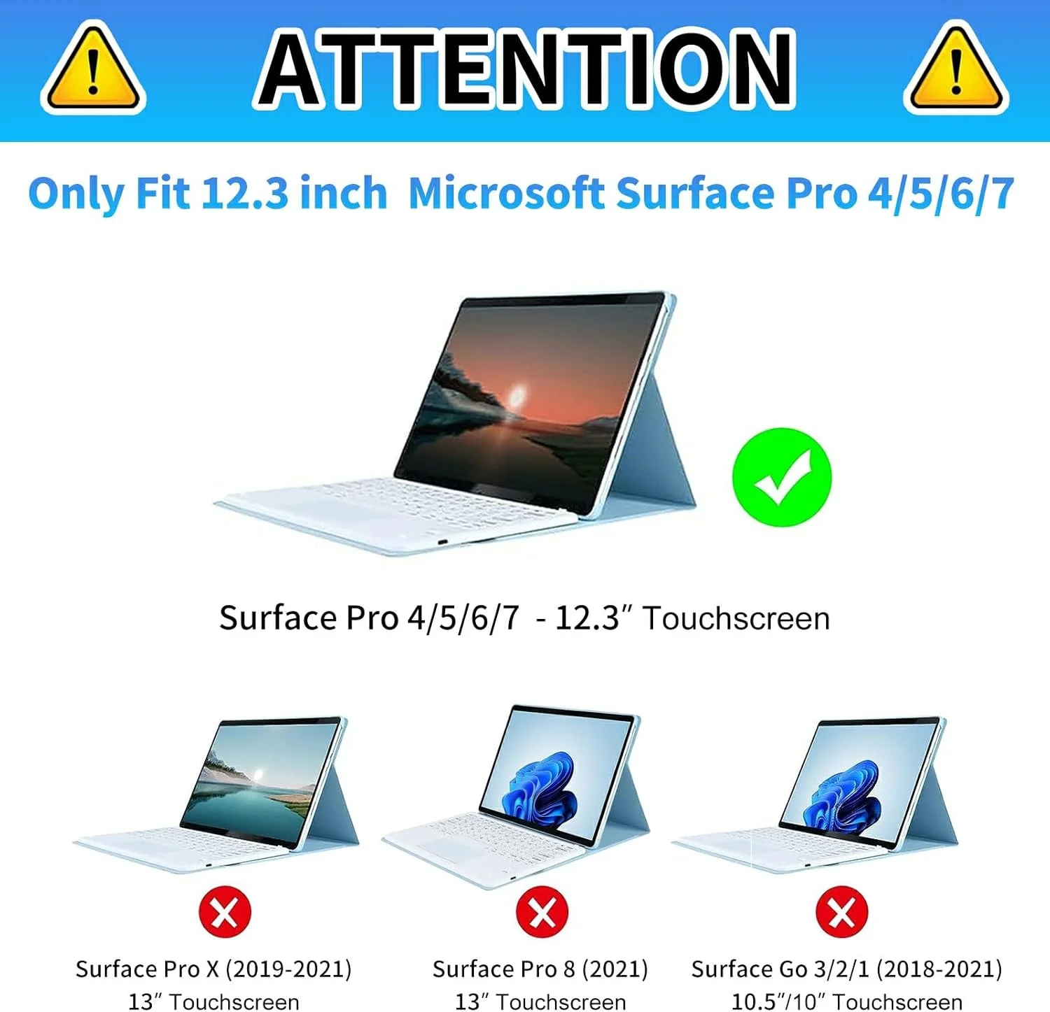 کاور چرخشی 360 درجه CGFGHHUY برای مایکروسافت Surface Pro 7 با سایز 12.3 اینچ، کاور هوشمند با قابلیت بیدار شدن/به خواب رفتن خودکار، مناسب برای Microsoft Surface Pro 7/7 Plus/6/5/4 - طرح برگ های رنگارنگ