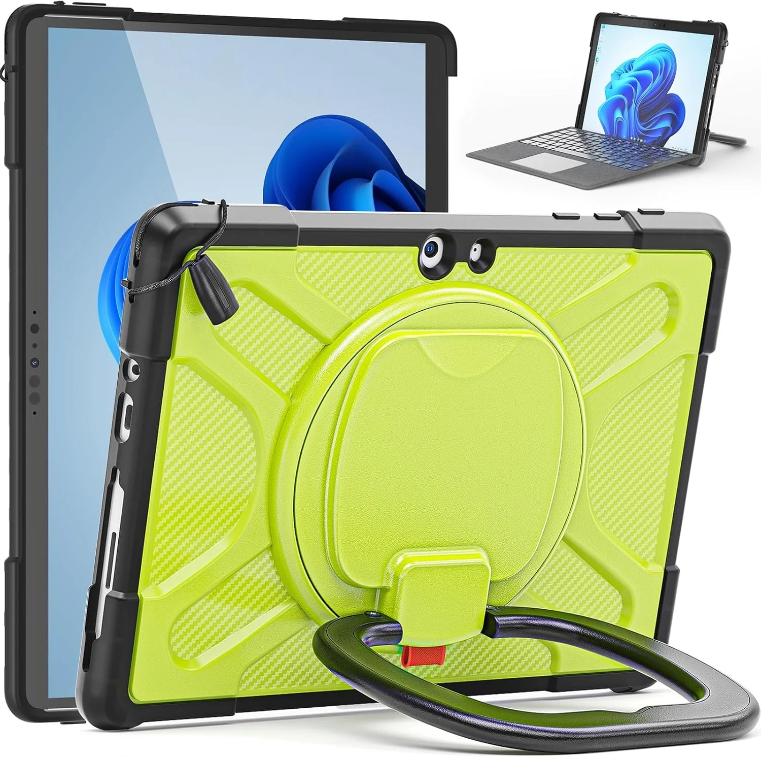 Travel with Tablet Heavy Duty Shockproof Case Compatible with Microsoft Surface Go 4/3/2/1 10.5 inch - Rugged Protective Case with Stand and Handle. Tablet Protection(Yellow) Travel with Tablet Heavy Duty Shockproof Case Compatible with Microsoft Surface Go 4/3/2/1 10.5 inch - Rugged Protective Case with Stand and Handle. Tablet Protection(Yellow)