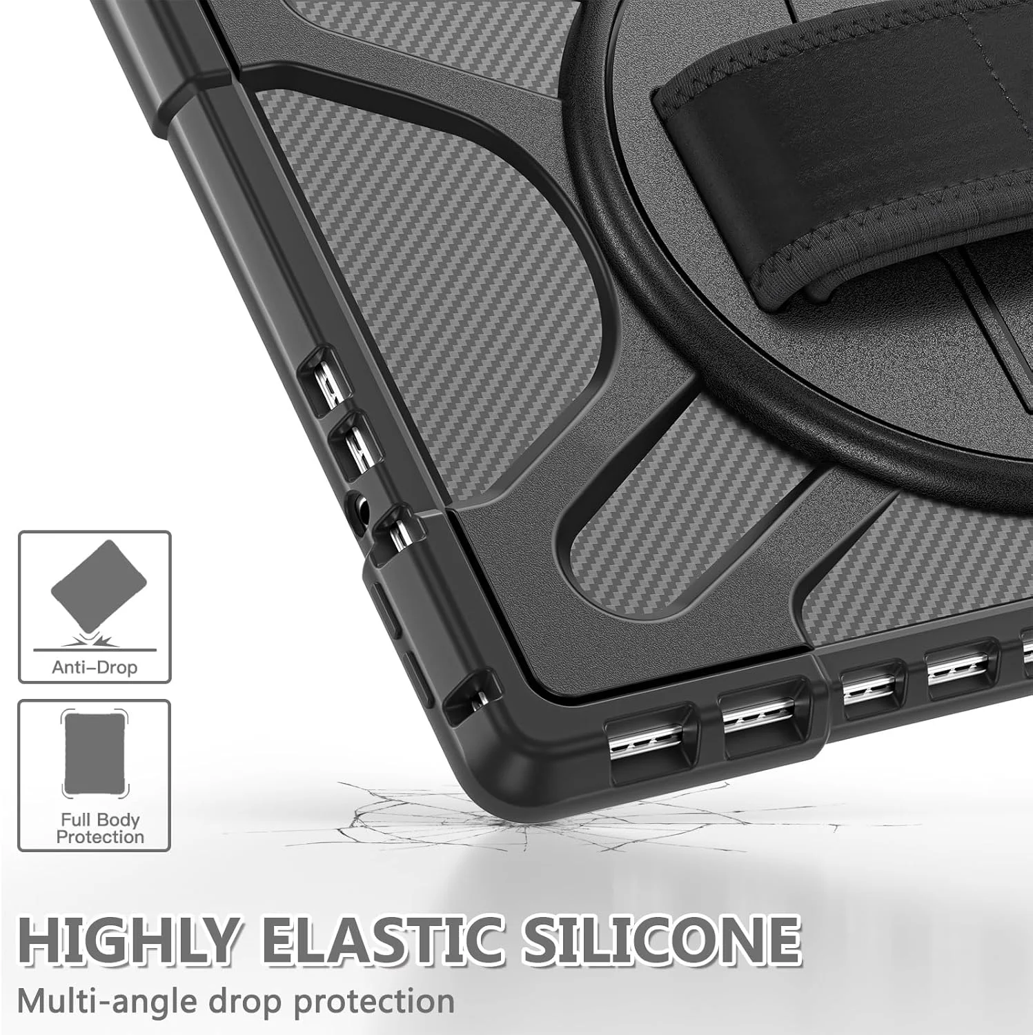 کیف محافظ تبلت سازگار با Microsoft Surface Pro 8 (نسخه 2021) 13 اینچی با پایه 360 درجه، سازگار با کاور کیبورد، کاور محافظ ضد ضربه کیف محافظ تبلت سازگار با Microsoft Surface Pro 8 (نسخه 2021) 13 اینچی با پایه 360 درجه، سازگار با کاور کیبورد، کاور محافظ ضد ضربه