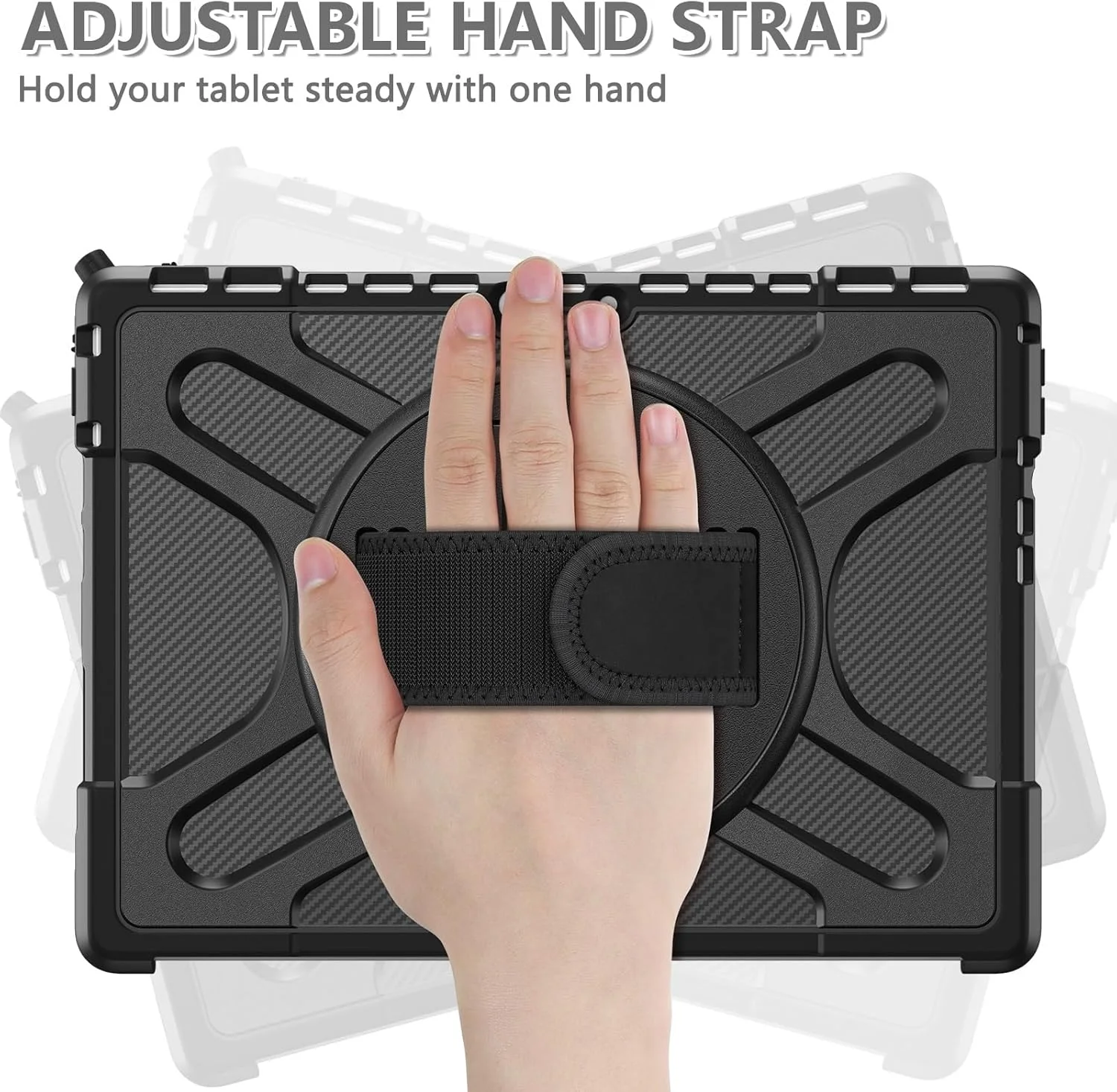 کیف محافظ تبلت سازگار با Microsoft Surface Pro 8 (نسخه 2021) 13 اینچی با پایه 360 درجه، سازگار با کاور کیبورد، کاور محافظ ضد ضربه کیف محافظ تبلت سازگار با Microsoft Surface Pro 8 (نسخه 2021) 13 اینچی با پایه 360 درجه، سازگار با کاور کیبورد، کاور محافظ ضد ضربه