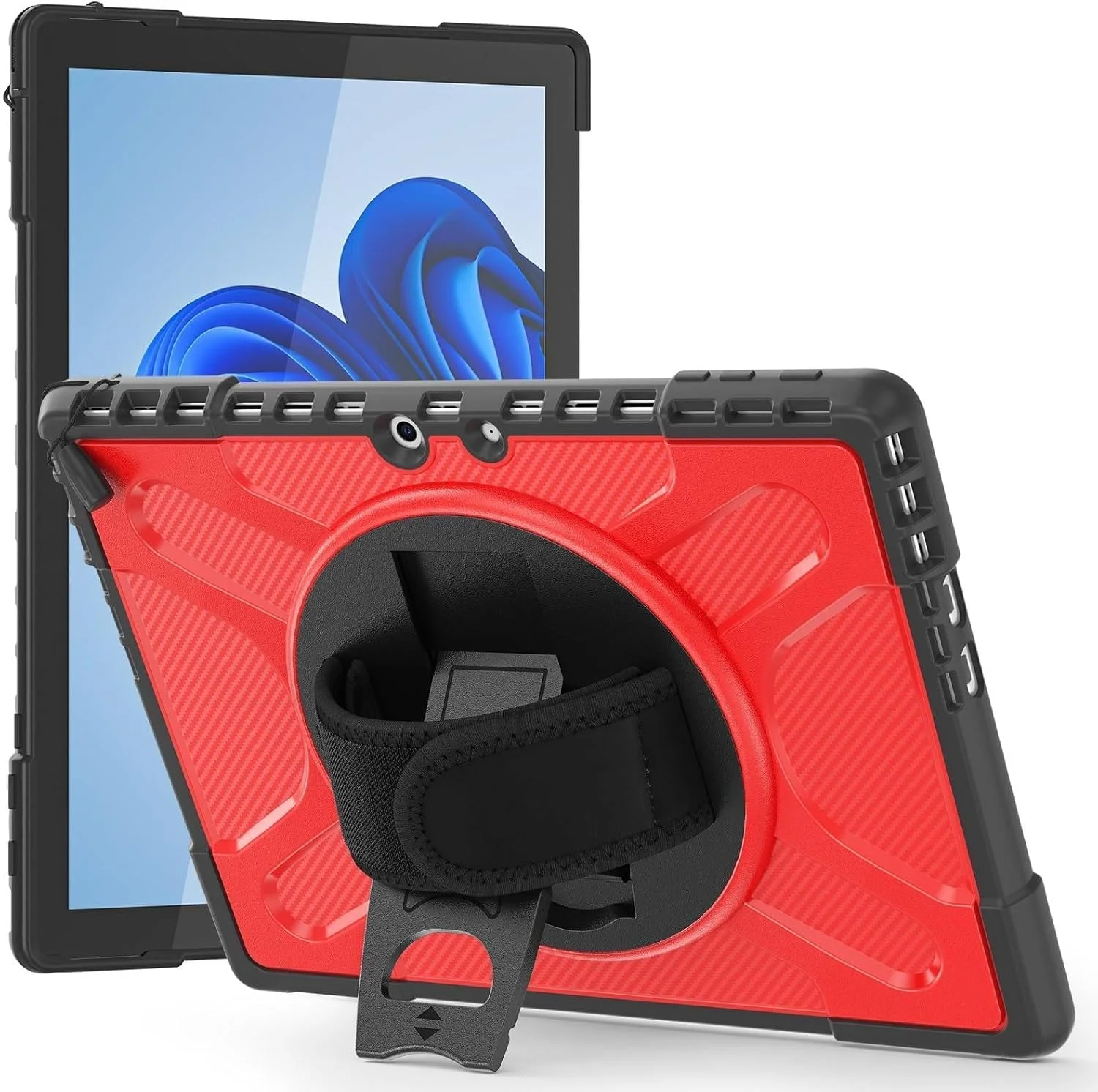 کاور تبلت مناسب برای تبلت مایکروسافت سرفیس پرو 9/10/11 سایز 13 اینچ مدل 2022/2024 - کاور محافظ مقاوم با پایه تاشو چرخشی، دستگیره و ضربه گیر کاور تبلت مناسب برای تبلت مایکروسافت سرفیس پرو 9/10/11 سایز 13 اینچ مدل 2022/2024 - کاور محافظ مقاوم با پایه تاشو چرخشی، دستگیره و ضربه گیر