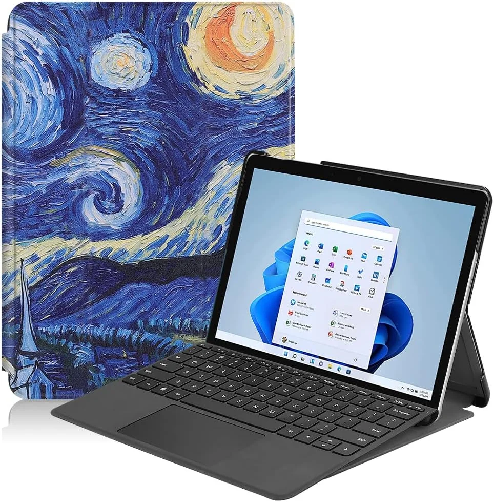 کیف تبلت RanTuo برای مایکروسافت Surface Go 4، چرم PU، سبک و نازک، ضد آب، ضد گرد و غبار، محافظ ضد افتادن برای مایکروسافت Surface Go 4 (آسمان پر ستاره) کیف تبلت RanTuo برای مایکروسافت Surface Go 4، چرم PU، سبک و نازک، ضد آب، ضد گرد و غبار، محافظ ضد افتادن برای مایکروسافت Surface Go 4 (آسمان پر ستاره)