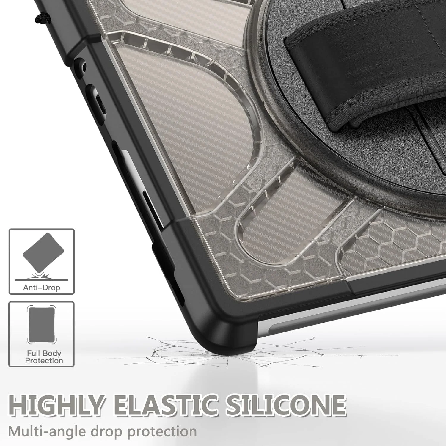 کیف تبلت مسافرتی سازگار با مایکروسافت Surface Go 4/ Surface Go 3/ Surface Go 2/ Surface Go 1 10.5 اینچی با پایه 360 درجه سازگار با کاور کیبورد دارای کلید کیف تبلت مسافرتی سازگار با مایکروسافت Surface Go 4/ Surface Go 3/ Surface Go 2/ Surface Go 1 10.5 اینچی با پایه 360 درجه سازگار با کاور کیبورد دارای کلید