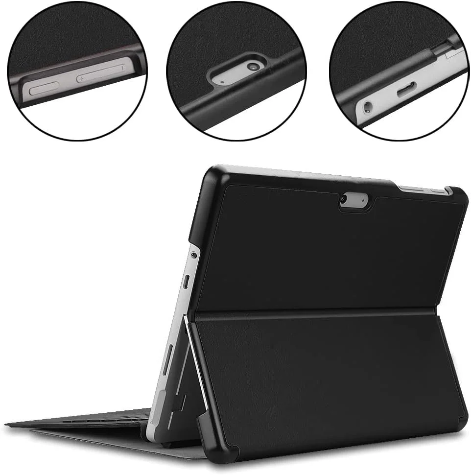 Travel with Tablet Case Compatible with Surface Surface Microsoft GO2 / GO 2020 10 Inch Case, Slim Tri-Fold Case, Smart Case, Multi-Angle Viewing Stand Travel with Tablet Case Compatible with Surface Surface Microsoft GO2 / GO 2020 10 Inch Case, Slim Tri-Fold Case, Smart Case, Multi-Angle Viewing Stand