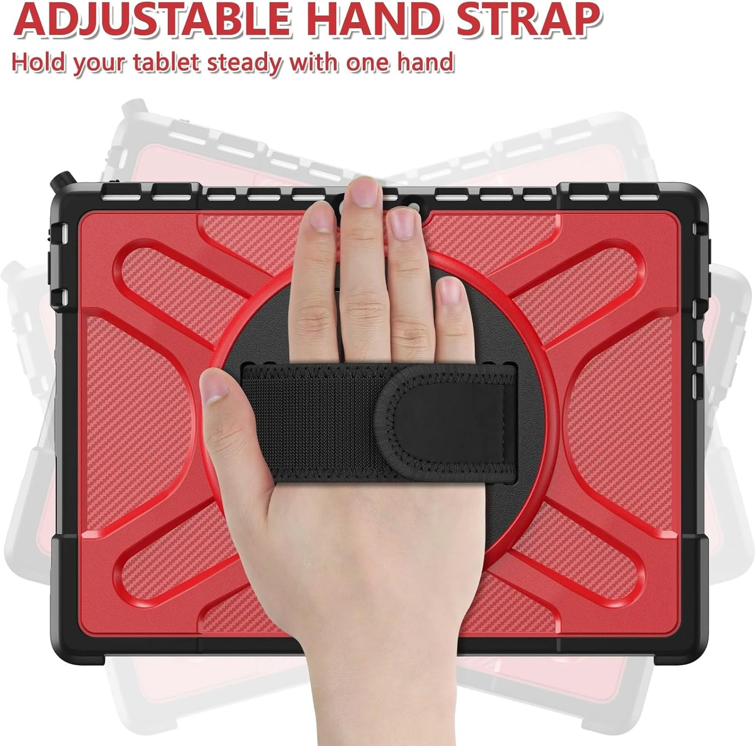 کیف تبلت مسافرتی سازگار با مایکروسافت سرفیس پرو 8 (نسخه 2021) 13 اینچی با پایه 360 درجه سازگار با صفحه کلید، کیف محافظ مقاوم در برابر ضربه کیف تبلت مسافرتی سازگار با مایکروسافت سرفیس پرو 8 (نسخه 2021) 13 اینچی با پایه 360 درجه سازگار با صفحه کلید، کیف محافظ مقاوم در برابر ضربه