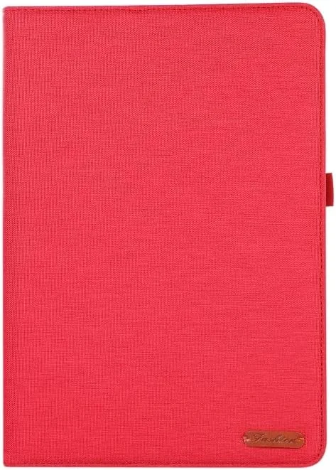 کاورهای گوشی SHIHUI برای تبلت Microsoft Surface Pro 4/5/6/7، ساخته شده از چرم پارچه‌ای (رنگ رز)(رنگ خاکستری)(رنگ مشکی) و غیره (رنگ قرمز)