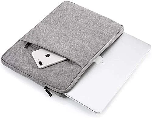 کیف محافظ تبلت و لپ تاپ کرباسی BK PLUS سایز 12-12.5 اینچ مناسب برای Microsoft Surface Pro 4/Pro 5 (2017)/ Pro 6 (2018-2019)/Pro 7 (2019 2020) 12.3 اینچی و MacBook 12" Air 11.6" (خاکستری)