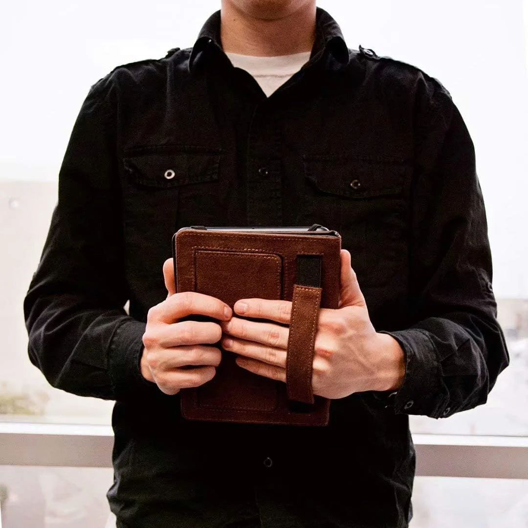 کیف چرمی فولیو VanGoddy Mary مناسب برای تبلت مایکروسافت سرفیس 3 سایز 10.8 اینچ (صورتی و خاکستری) (AD_RDYLEA514_G15)