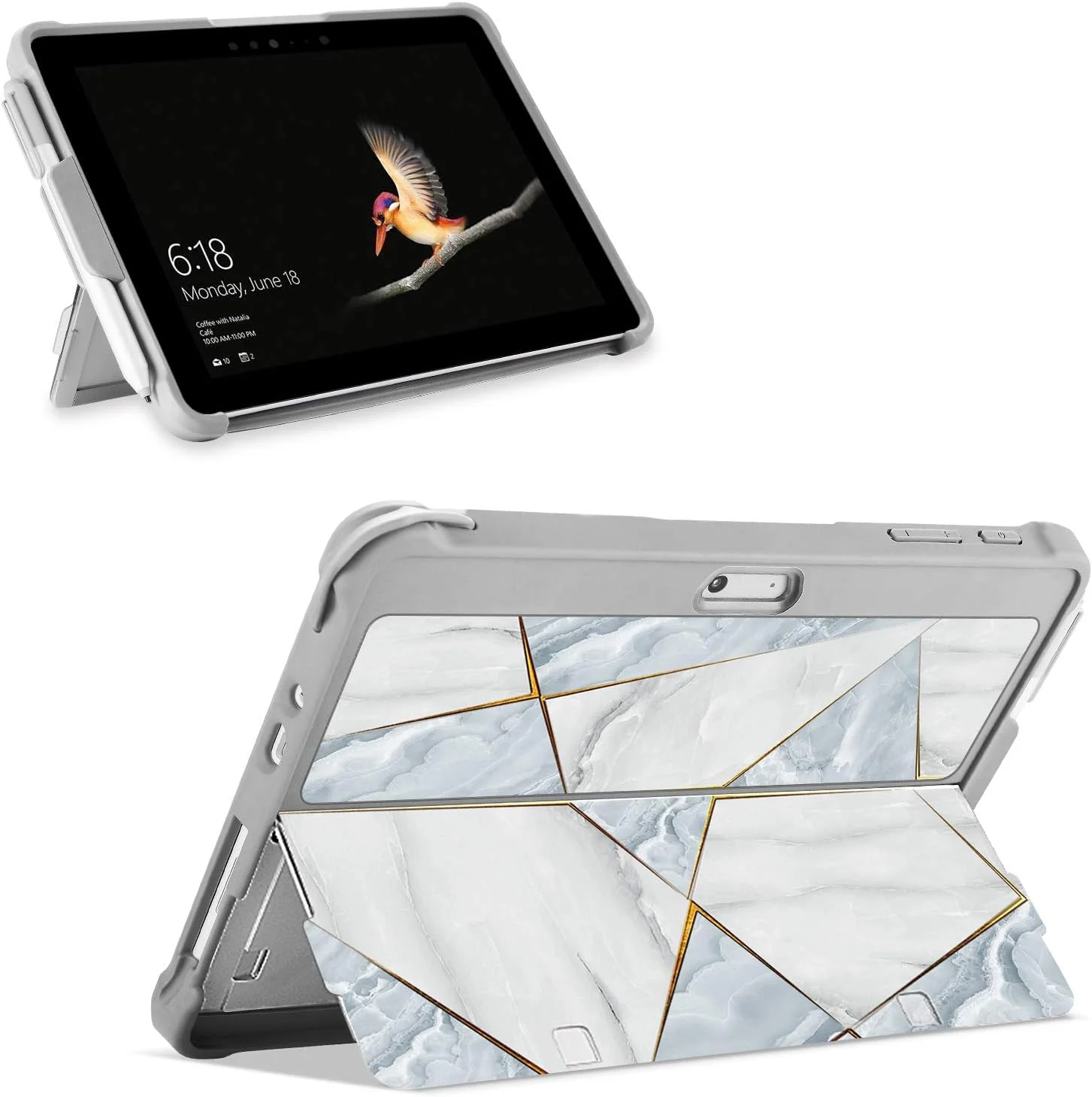 کیف محافظ Youtec برای سرفیس گو 3/2/1 - کاور محافظ مقاوم در برابر ضربه سازگار با تبلت 10 اینچی Microsoft Surface Go 2/3/1