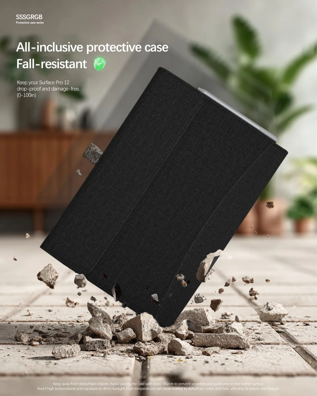کیف SSS·GRGB برای مایکروسافت سرفیس پرو 12 اینچی نسل اول (2025)، کیف تجاری پورتفولیو با زوایای دید متعدد، نگهدارنده قلم و جیب، سازگار با صفحه کلید Type Cover (مشکی) کیف SSS·GRGB برای مایکروسافت سرفیس پرو 12 اینچی نسل اول (2025)، کیف تجاری پورتفولیو با زوایای دید متعدد، نگهدارنده قلم و جیب، سازگار با صفحه کلید Type Cover (مشکی)