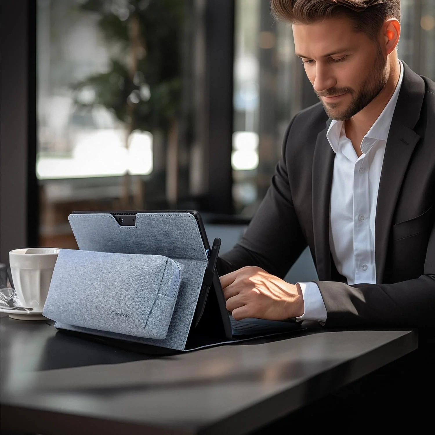 کاور محافظ سبک Omnpak برای Microsoft Surface Pro 11/10/9، زاویه های قابل تنظیم، دارای نگهدارنده قلم، طراحی شده برای Surface 11th Edition AI 2024/Pro 9 5G 13 اینچ 2022، سازگار با کیبورد Type Cover کاور محافظ سبک Omnpak برای Microsoft Surface Pro 11/10/9، زاویه های قابل تنظیم، دارای نگهدارنده قلم، طراحی شده برای Surface 11th Edition AI 2024/Pro 9 5G 13 اینچ 2022، سازگار با کیبورد Type Cover
