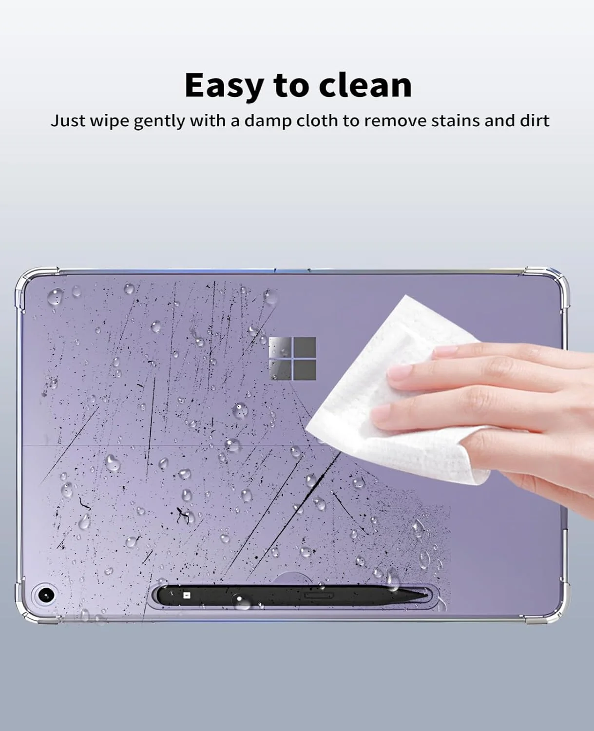 Case for Microsoft Surface Pro Tablet 12inch,NOUKAJU Tablet Protection Case,Ultra Clear Soft Flexible TPU,Protection Cover for Surface Pro 12(Clear) Case for Microsoft Surface Pro Tablet 12inch,NOUKAJU Tablet Protection Case,Ultra Clear Soft Flexible TPU,Protection Cover for Surface Pro 12(Clear)