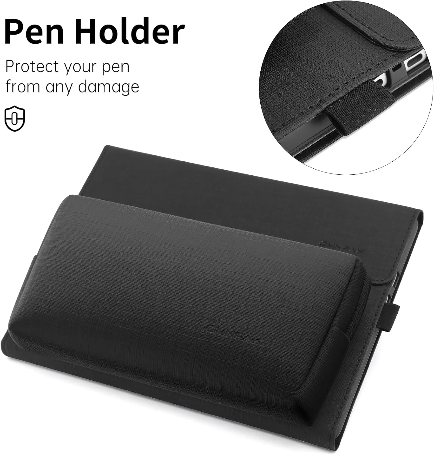 کیف Omnpak برای تبلت Microsoft Surface Pro 9، کیف تجاری، کیف حمل با نگهدارنده قلم استایلوس به همراه کیف نگهداری لوازم جانبی، سازگار با صفحه کلید Type Cover. کیف Omnpak برای تبلت Microsoft Surface Pro 9، کیف تجاری، کیف حمل با نگهدارنده قلم استایلوس به همراه کیف نگهداری لوازم جانبی، سازگار با صفحه کلید Type Cover.