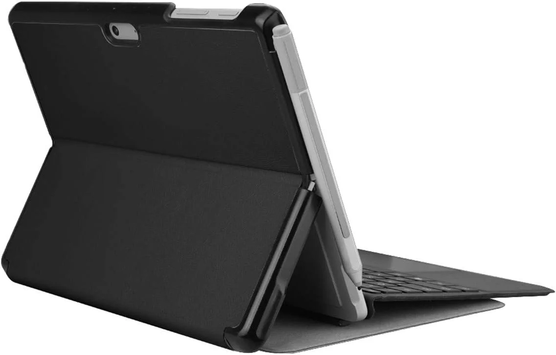 کیف محافظ چرمی ساتورکیس برای مایکروسافت Surface Go 1 2 3 4، کیف تاشو با قابلیت استند، فوق العاده باریک و سبک وزن، مناسب برای محافظت از مایکروسافت Surface Go 1 2 3 4 (مشکی) (کیبورد شامل نمی شود) کیف محافظ چرمی ساتورکیس برای مایکروسافت Surface Go 1 2 3 4، کیف تاشو با قابلیت استند، فوق العاده باریک و سبک وزن، مناسب برای محافظت از مایکروسافت Surface Go 1 2 3 4 (مشکی) (کیبورد شامل نمی شود)