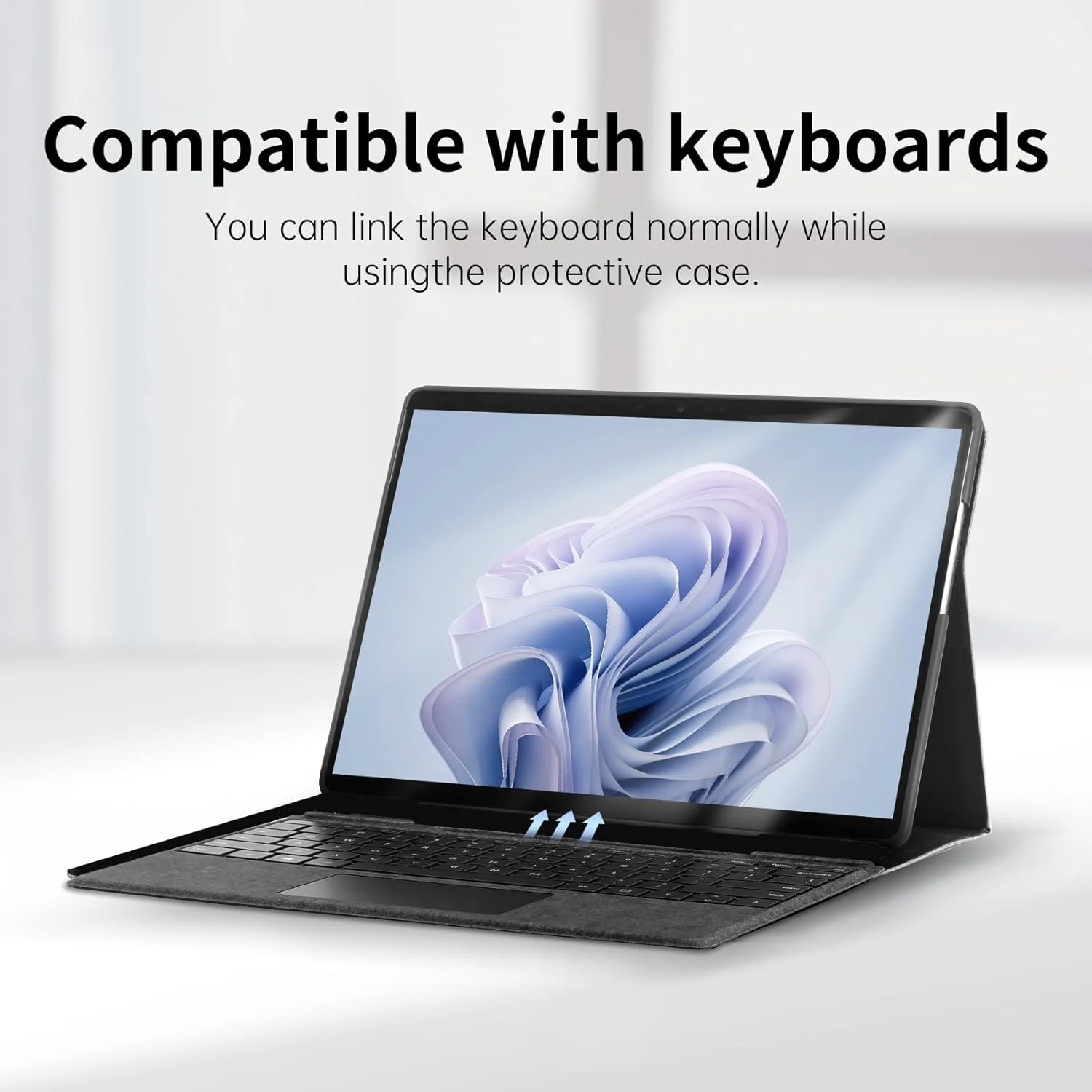 کیف Omnpak برای تبلت Microsoft Surface Pro 9، کیف تجاری، کیف حمل با نگهدارنده قلم استایلوس به همراه کیف نگهداری لوازم جانبی، سازگار با صفحه کلید Type Cover. کیف Omnpak برای تبلت Microsoft Surface Pro 9، کیف تجاری، کیف حمل با نگهدارنده قلم استایلوس به همراه کیف نگهداری لوازم جانبی، سازگار با صفحه کلید Type Cover.