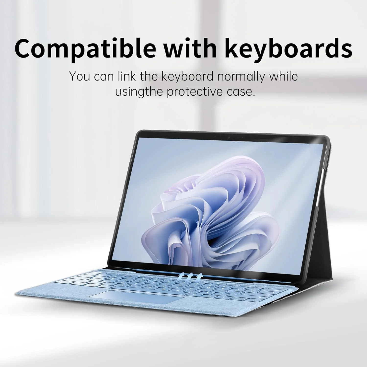 کاور محافظ سبک Omnpak برای Microsoft Surface Pro 11/10/9، زاویه های قابل تنظیم، دارای نگهدارنده قلم، طراحی شده برای Surface 11th Edition AI 2024/Pro 9 5G 13 اینچ 2022، سازگار با کیبورد Type Cover کاور محافظ سبک Omnpak برای Microsoft Surface Pro 11/10/9، زاویه های قابل تنظیم، دارای نگهدارنده قلم، طراحی شده برای Surface 11th Edition AI 2024/Pro 9 5G 13 اینچ 2022، سازگار با کیبورد Type Cover