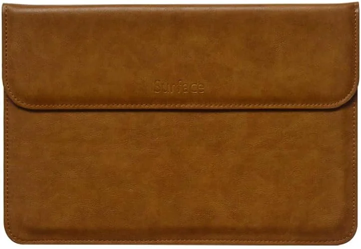 Gruattreay Case Sleeve Compatible with Microsoft Surface Pro 11 (2024) 13-inch Tablet, Slim and Lightweight Leather Protective Sleeve Tablet Computer Case for Surface Pro 11 (Brown)