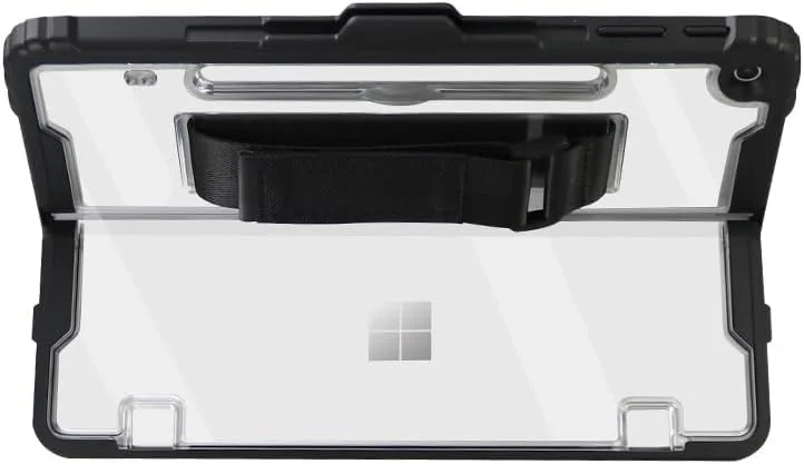 کاور محافظتی مقاوم Gruattreay سازگار با تبلت 12 اینچی Microsoft Surface Pro (2025)، کاور محافظتی همه کاره با جای قلم برای Surface Pro 12 (مشکی)