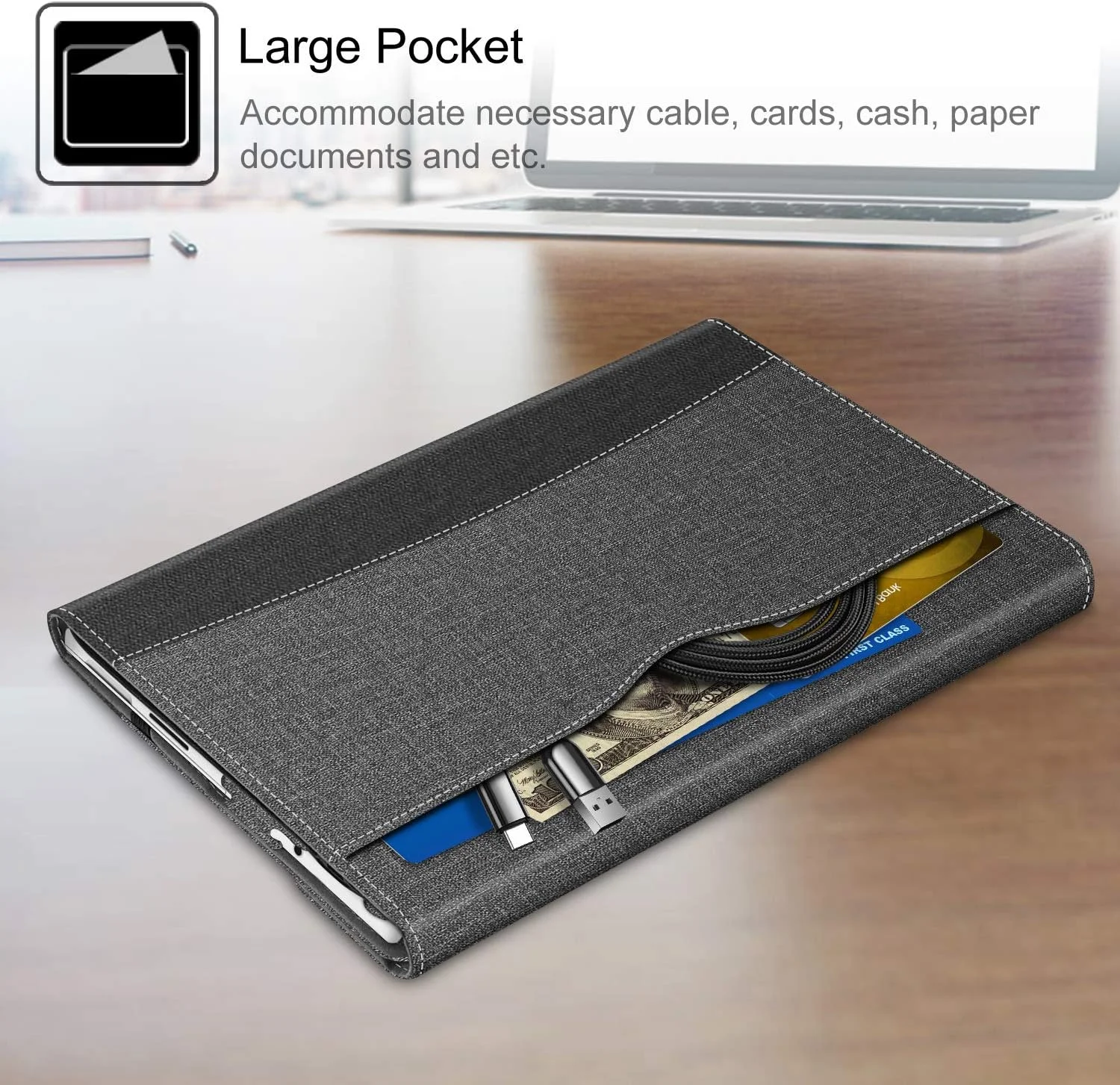 کیف محافظ Fintie برای مایکروسافت سرفیس گو 3 2021 / سرفیس گو 2 2020 / سرفیس گو 2018 - کاور تجاری چند زاویه ای با جیب، سازگار با کیبورد تایپ کاور (خاکستری) کیف محافظ Fintie برای مایکروسافت سرفیس گو 3 2021 / سرفیس گو 2 2020 / سرفیس گو 2018 - کاور تجاری چند زاویه ای با جیب، سازگار با کیبورد تایپ کاور (خاکستری)