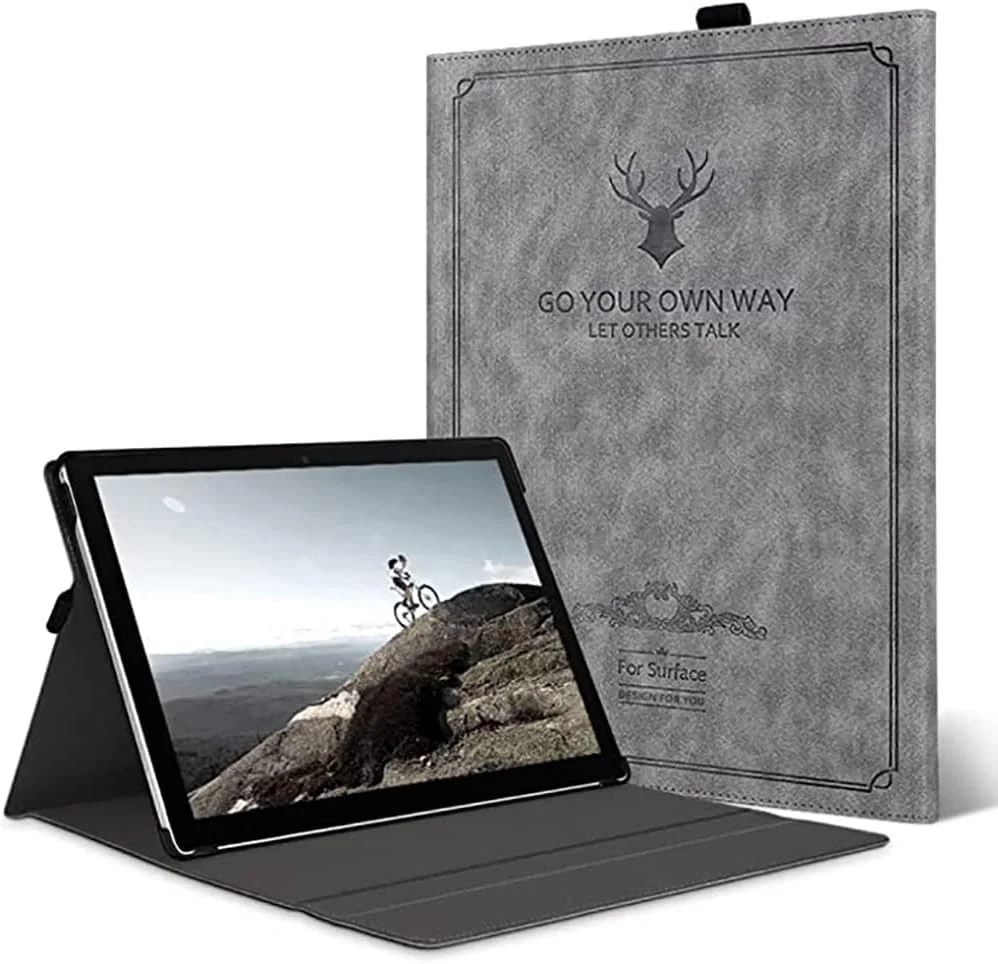 کاور محافظتی JUMEIYP برای مایکروسافت Surface Pro 9 2022 / مایکروسافت Surface Pro 8 13 اینچ - طرح گوزن شمالی وینتیج، سازگار با کیبورد Type Cover (خاکستری فضایی تیره) کاور محافظتی JUMEIYP برای مایکروسافت Surface Pro 9 2022 / مایکروسافت Surface Pro 8 13 اینچ - طرح گوزن شمالی وینتیج، سازگار با کیبورد Type Cover (خاکستری فضایی تیره)