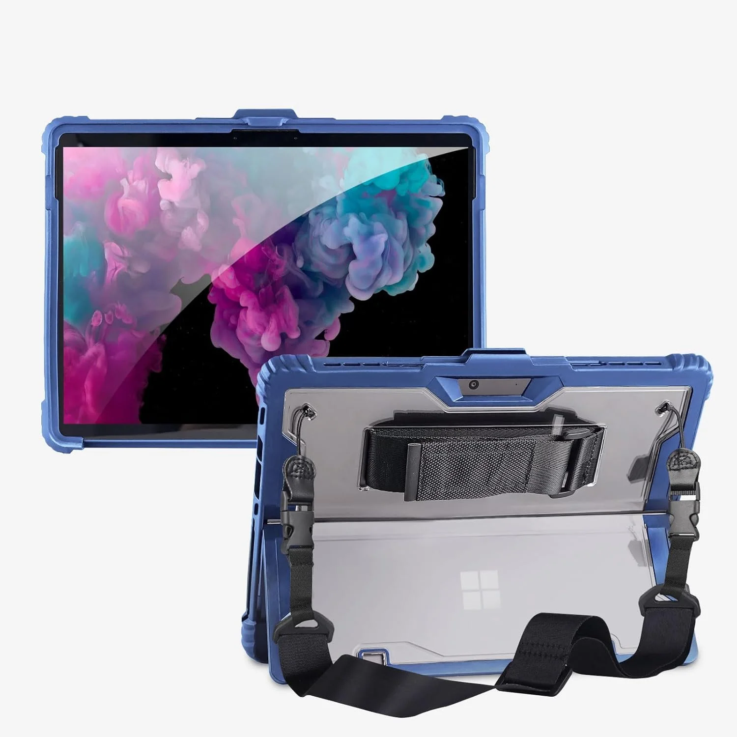 کیف محافظ برای مایکروسافت Surface Pro 11/10/9 – کاور مقاوم در برابر ضربه با بند شانه، بند دستی و نگهدارنده قلم – کیف مقاوم در برابر افتادن مناسب کار و سفر برای تبلت های Surface Pro کیف محافظ برای مایکروسافت Surface Pro 11/10/9 – کاور مقاوم در برابر ضربه با بند شانه، بند دستی و نگهدارنده قلم – کیف مقاوم در برابر افتادن مناسب کار و سفر برای تبلت های Surface Pro