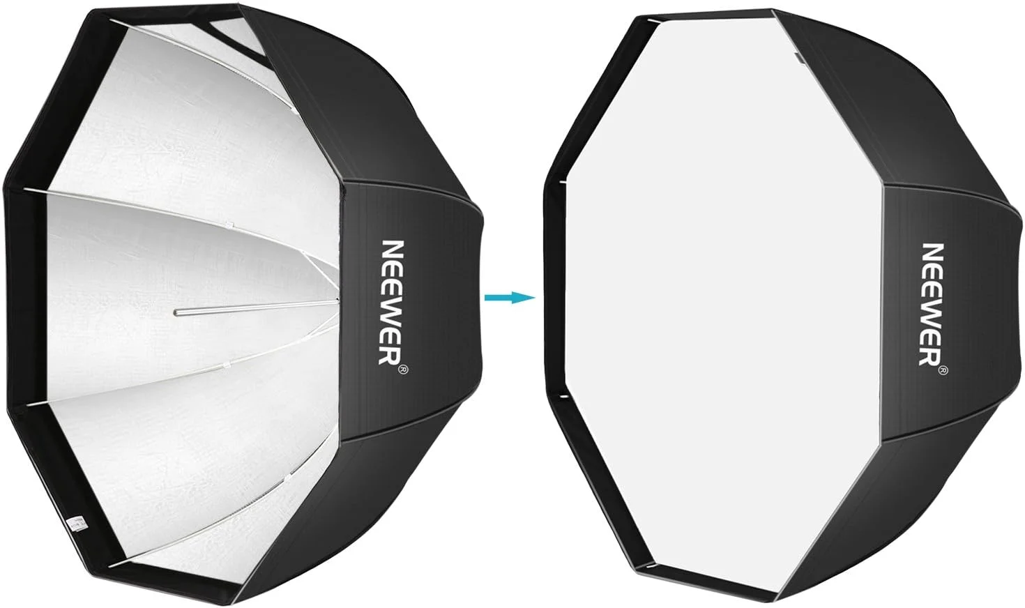 Neewer - 10074157@@##1 32 inches /80 centimeters Octagon Softbox Octagonal Speedlite, Studio Flash, Speedlight Umbrella Softbox with Carrying Bag for Portrait or Product Photography.