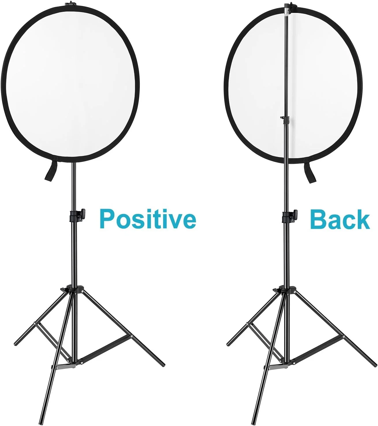 گیره نگهدارنده پس زمینه و رفلکتور استودیویی قابل حمل Neewer، 2 عدد