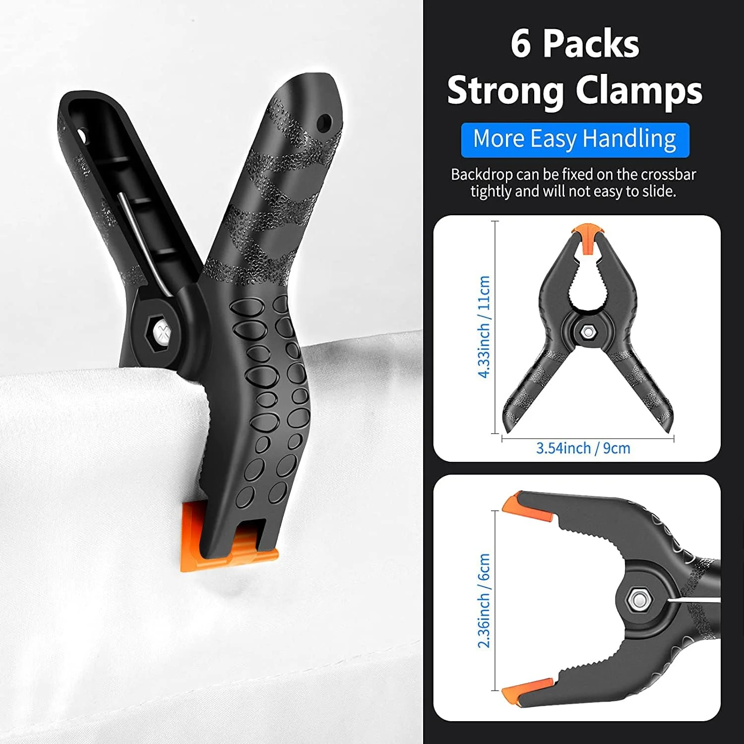 کیت نورپردازی عکاسی NEEWER با پس زمینه، پایه پس زمینه 2.6x3 متری، نورپردازی مداوم سافت باکس چتری 800 وات معادل 5500K، تجهیزات استودیوی عکس برای عکسبرداری از محصول پرتره