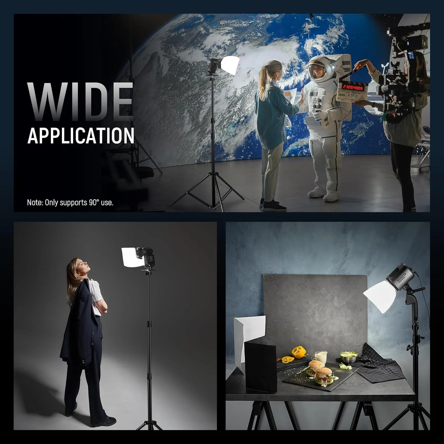  سافت باکس دیفیوزر گنبدی NEEWER CRS7 با 3 حلقه آداپتور، سازگار با فلاش های گرد Godox V1 Z1 Z2 و اسپیدلایت مربعی Z760 و غیره، مانت برای نور ویدئویی MS60B MS60C MS150B