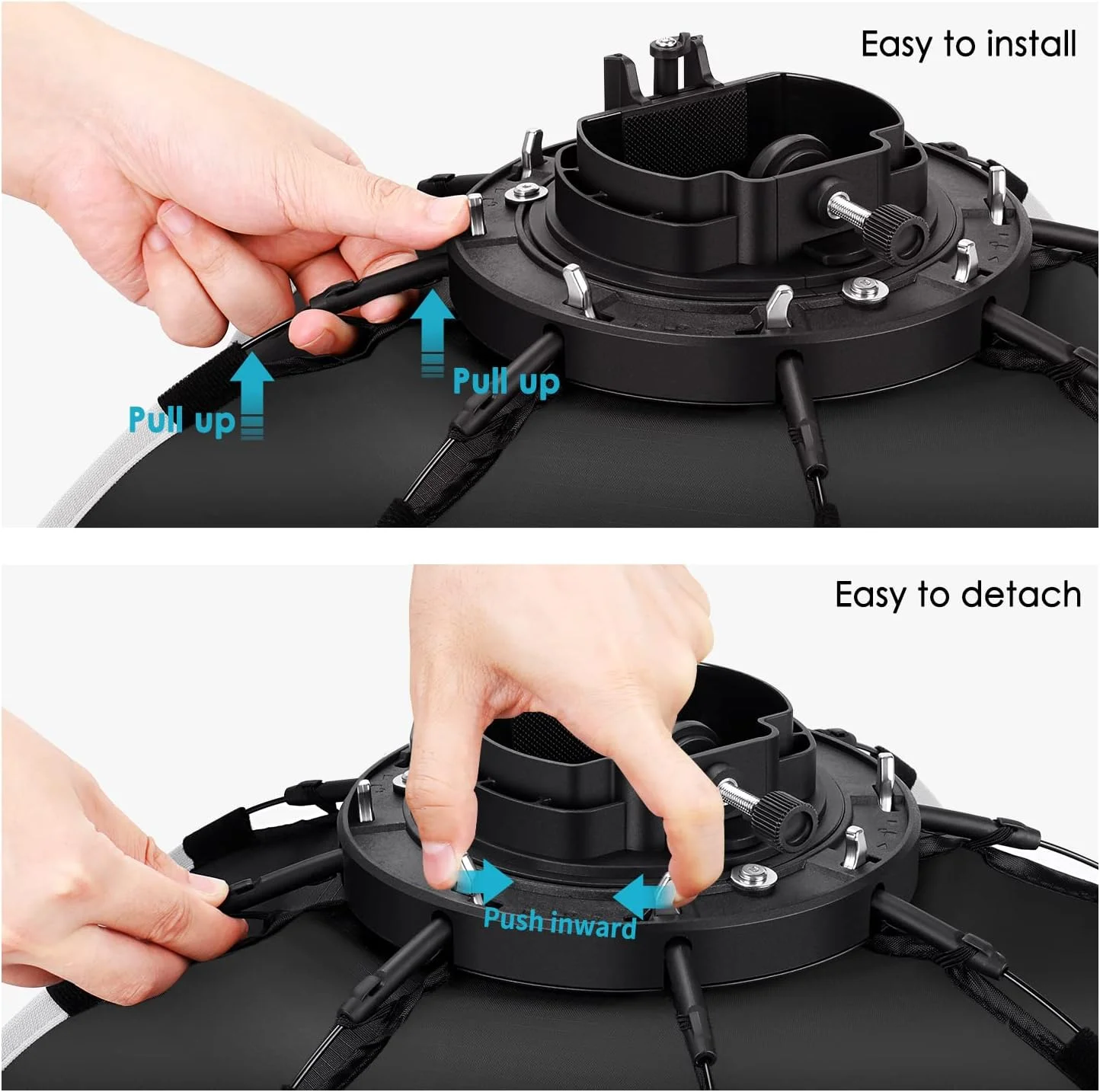 نرم باکس هشت ضلعی 65 سانتی متری نیور با رهاسازی سریع، به همراه مانت براکت S-Type و کیف حمل، سازگار با فلاش های استروب Neewer TT560 NW561 NW600 NW620 NW700 NW-670 750II و Q3 AD200Pro مدل SF-RP26