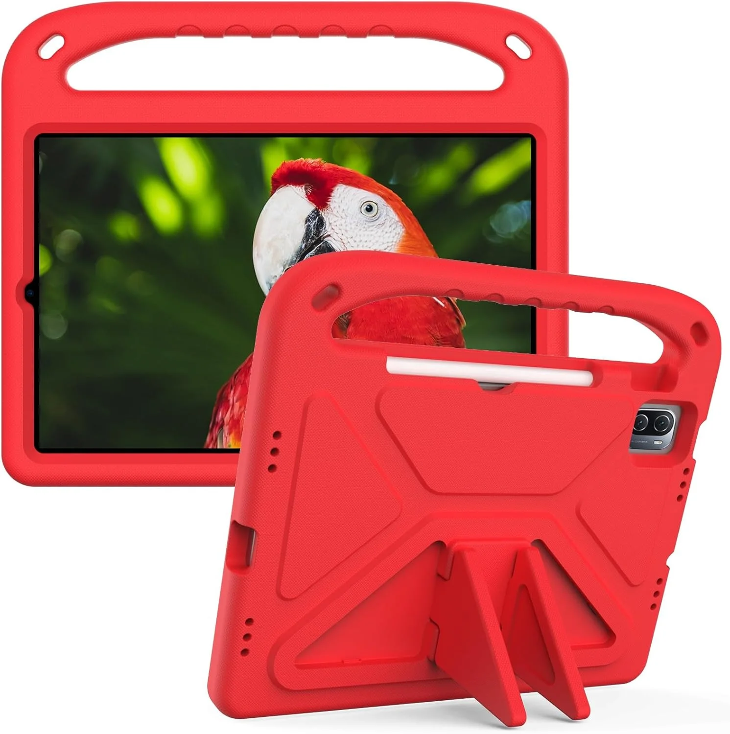 محافظ تبلت bigcgreen سازگار با شیائومی Mi Pad 5/MiPad 5 Pro 11 اینچ 2021، جاذب ضربه، با دسته، EVA، نگهدارنده، قاب تبلت محکم برای کودکان، لوازم جانبی تبلت سبک وزن (قرمز) محافظ تبلت bigcgreen سازگار با شیائومی Mi Pad 5/MiPad 5 Pro 11 اینچ 2021، جاذب ضربه، با دسته، EVA، نگهدارنده، قاب تبلت محکم برای کودکان، لوازم جانبی تبلت سبک وزن (قرمز)