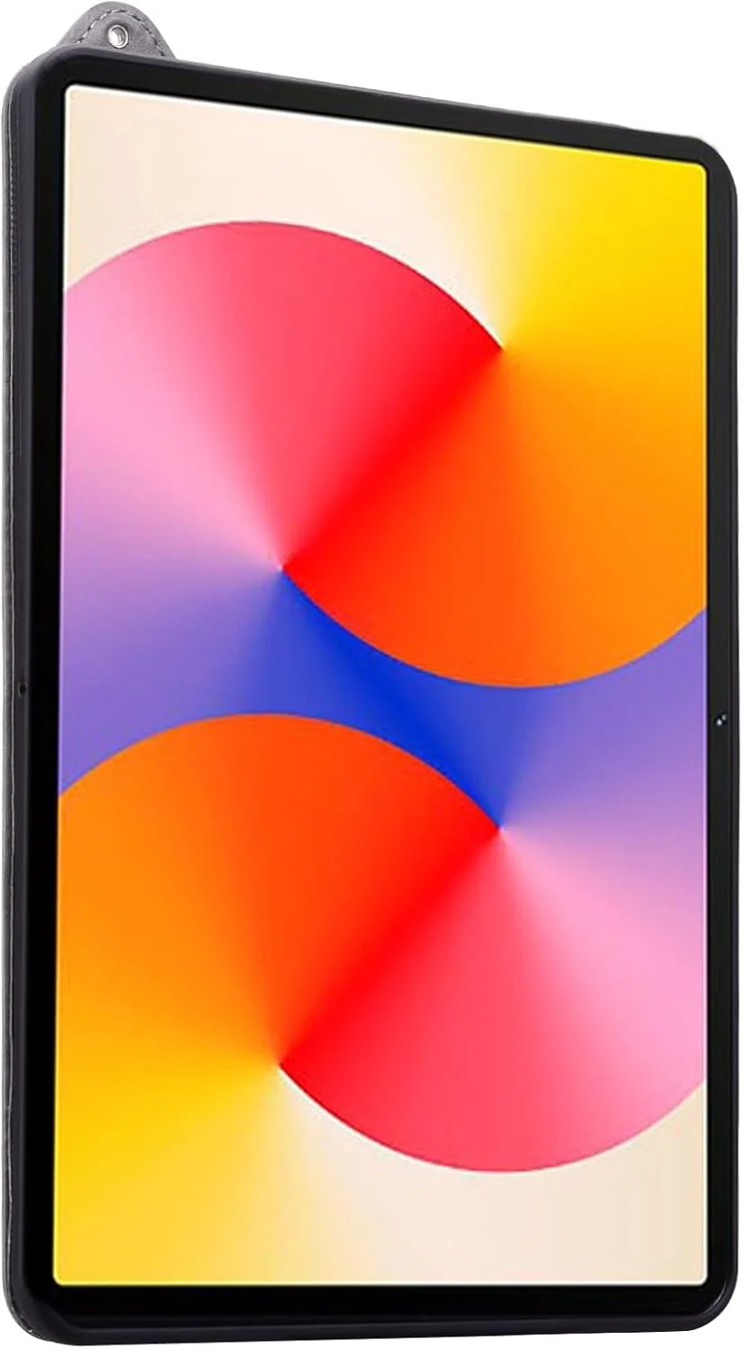 محافظ تبلت سازگار با شیائومی Redmi Pad SE 8.7 اینچ 2024، ضد ضربه، دارای استند و بند دستی، کیف تبلت چرمی TPU، لوازم جانبی تبلت (خاکستری) محافظ تبلت سازگار با شیائومی Redmi Pad SE 8.7 اینچ 2024، ضد ضربه، دارای استند و بند دستی، کیف تبلت چرمی TPU، لوازم جانبی تبلت (خاکستری)