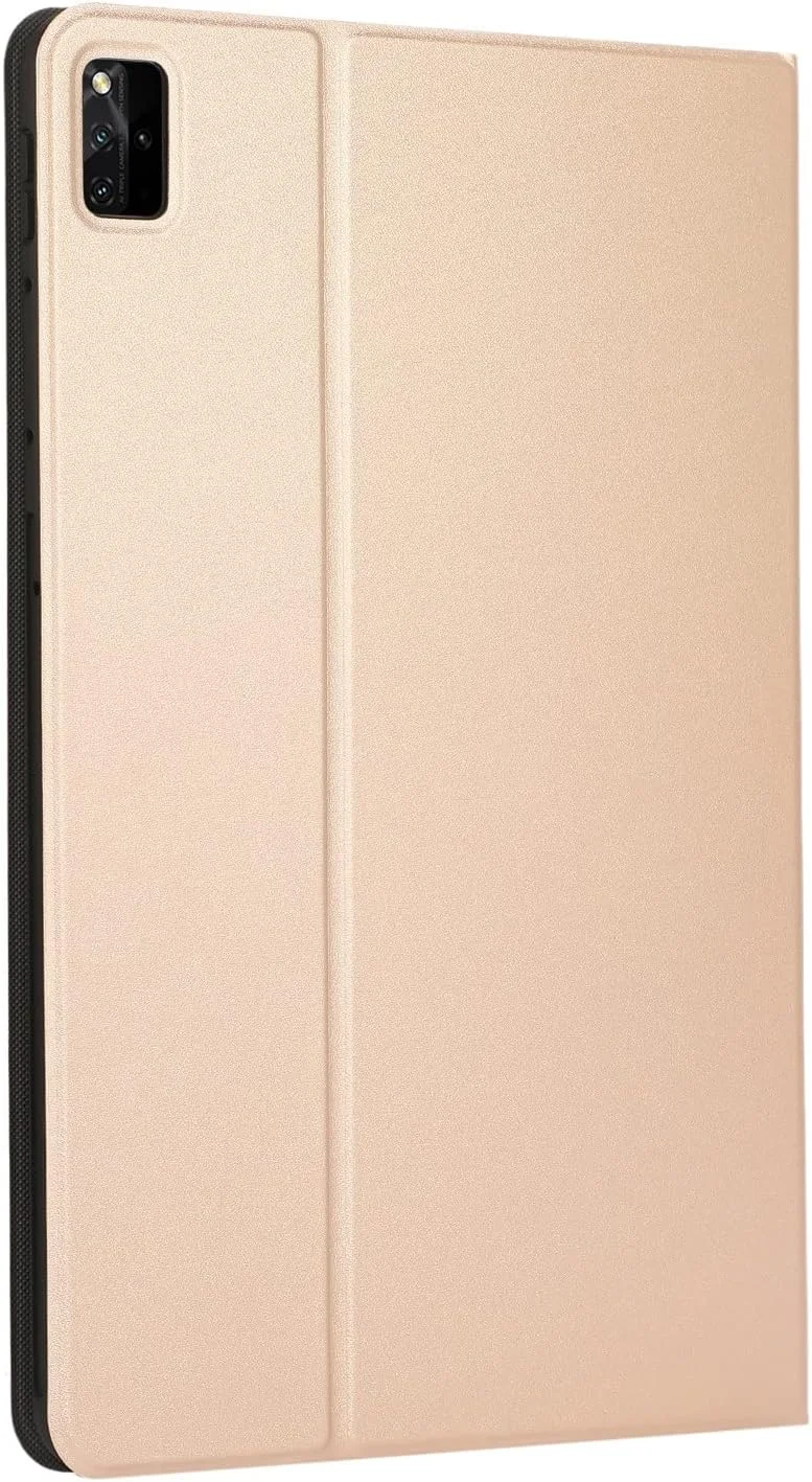 محافظ تبلت bigcgreen سازگار با تبلت شیائومی Redmi Pad 10.6 اینچ مدل 2022، قاب پشتی TPU نرم، حالت خواب/بیدار خودکار، باریک، لوازم جانبی محافظ تبلت مقاوم در برابر ضربه (طلایی)