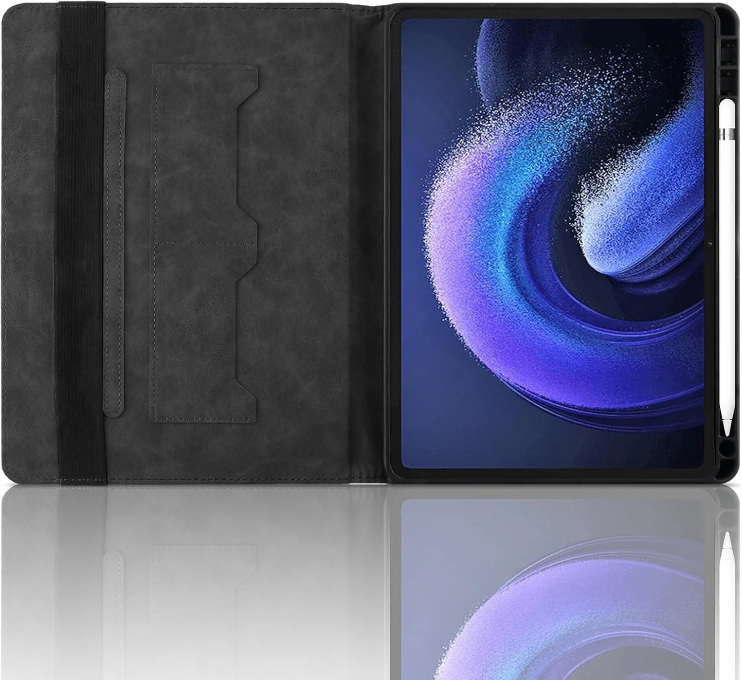 محافظ تبلت سازگار با شیائومی می پد 6/6 پرو 2023 11.2 اینچ، دارای بند تثبیت کننده قابل تنظیم، جای کارت، قاب تبلت ضد ضربه، نوع براکت، قاب تبلت پی سی، لوازم جانبی تبلت