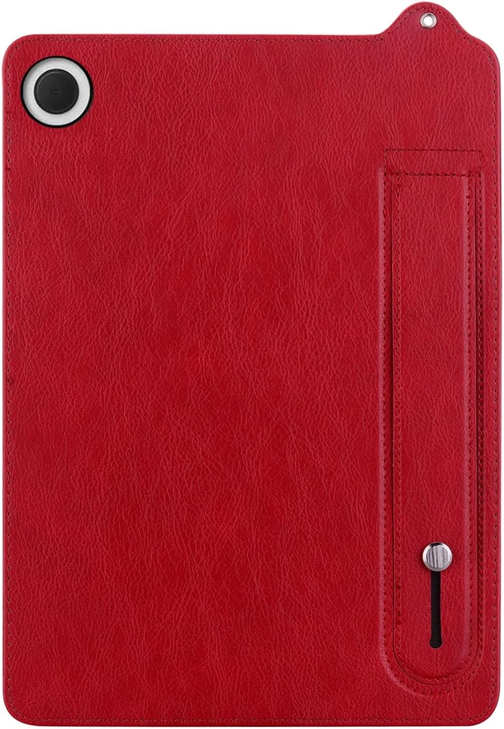 محافظ تبلت سازگار با شیائومی می پد 4 پلاس (10.1 اینچ)، ضد ضربه، دارای استند و بند دستی، کیف تبلت چرمی TPU، لوازم جانبی تبلت (قرمز)