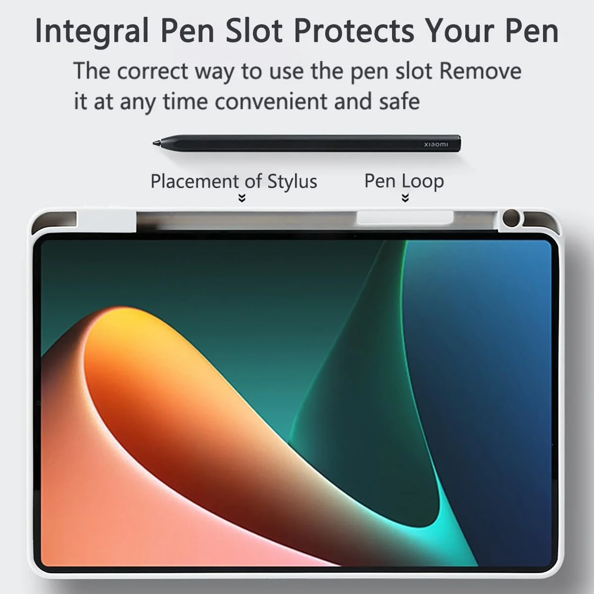 کیف تبلت هوشمند مسافرتی سه تایی سازگار با شیائومی Mi Pad 5/MiPad 5 Pro 11 اینچ 2021، با جای قلم، قاب پشتی شفاف، روکش نازک و پایه شفاف کیف تبلت هوشمند مسافرتی سه تایی سازگار با شیائومی Mi Pad 5/MiPad 5 Pro 11 اینچ 2021، با جای قلم، قاب پشتی شفاف، روکش نازک و پایه شفاف