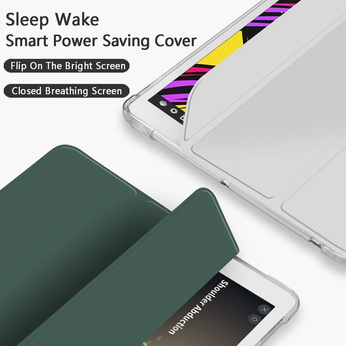 کیف محافظ تبلت سازگار با شیائومی Mi Pad 5/MiPad 5 Pro 11 اینچ 5G 2021، کاور باریک TPU با قابلیت بیدار/خواب خودکار، کاور هوشمند ضد ضربه با محافظ پشتی شفاف کیف محافظ تبلت سازگار با شیائومی Mi Pad 5/MiPad 5 Pro 11 اینچ 5G 2021، کاور باریک TPU با قابلیت بیدار/خواب خودکار، کاور هوشمند ضد ضربه با محافظ پشتی شفاف