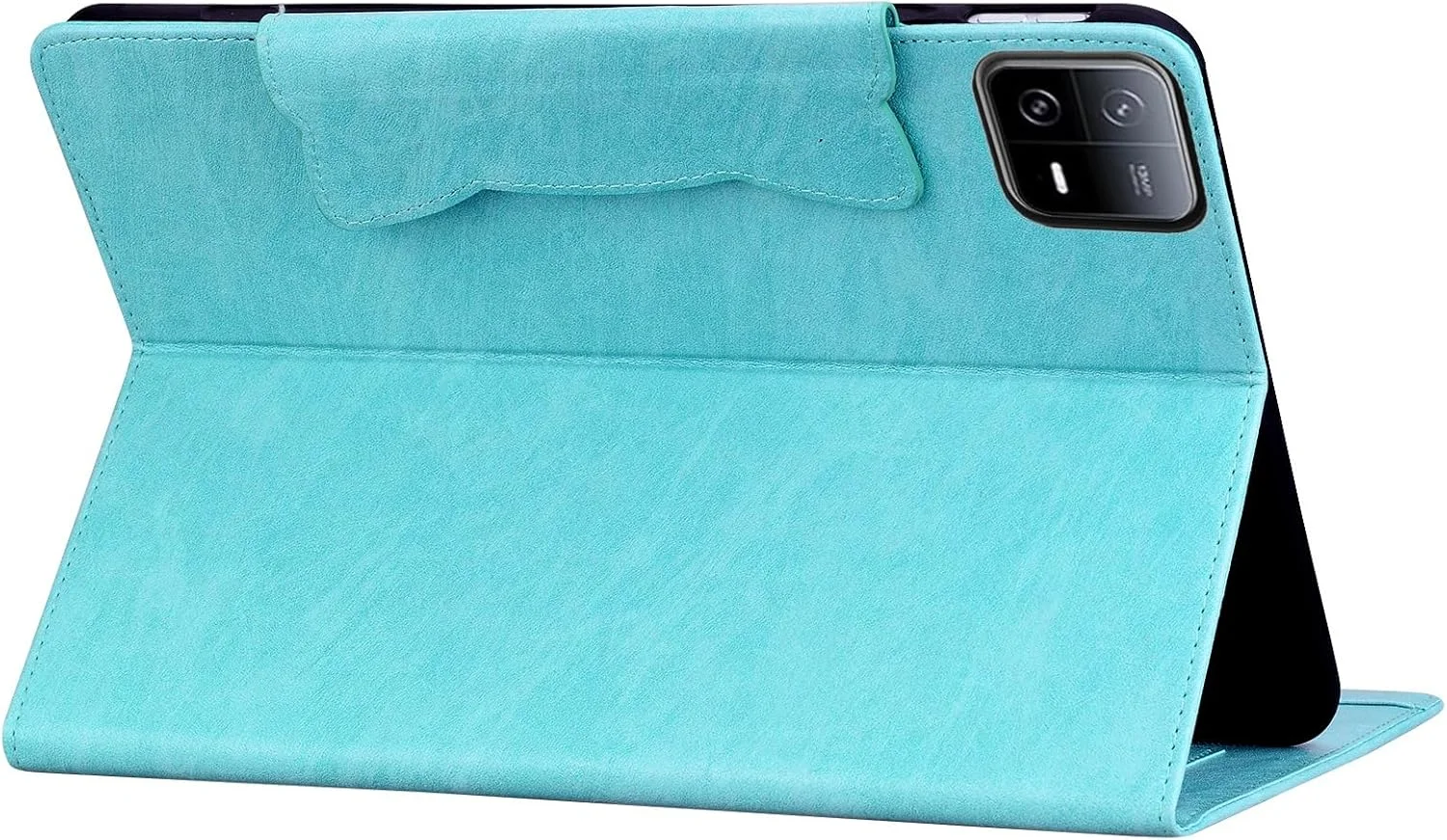 محافظ تبلت سازگار با شیائومی پد 6S Pro 12.4 اینچ عرضه شده در سال 2024، قاب تبلت با سگک مغناطیسی زیبا، قاب PU و TPU برای تبلت، پایه تبلت، جای کارت