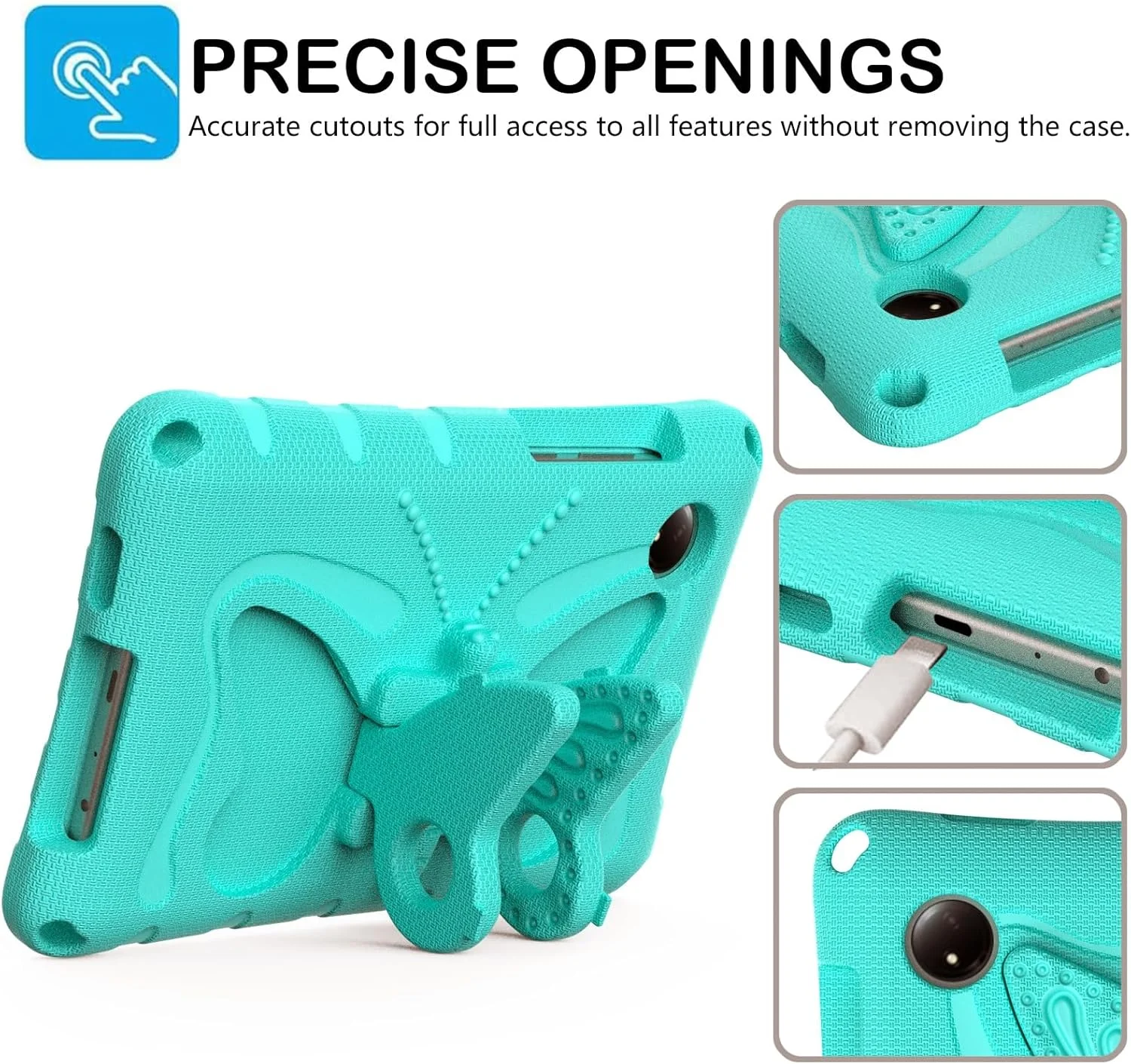 کیف تبلت مسافرتی سازگار با شیائومی Redmi Pad SE 8.7 اینچ 2024، سبک وزن، مقاوم، ضد ضربه، محافظ کامل و مناسب کودکان به همراه بند شانه، سازگار با کیف تبلت مسافرتی سازگار با شیائومی Redmi Pad SE 8.7 اینچ 2024، سبک وزن، مقاوم، ضد ضربه، محافظ کامل و مناسب کودکان به همراه بند شانه، سازگار با