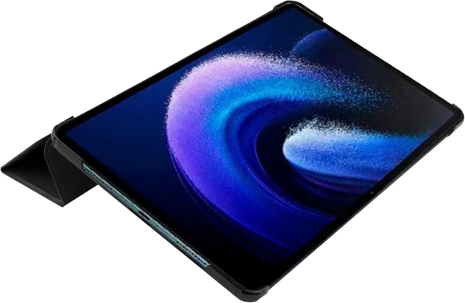 کیف تبلت شیائومی پد 6 / شیائومی پد 6 پرو 11 اینچ 2023، کیف چرمی باریک و تاشو با قابلیت استند و عملکرد بیدار/خواب خودکار، روکش چرمی هوشمند تبلت (مشکی) کیف تبلت شیائومی پد 6 / شیائومی پد 6 پرو 11 اینچ 2023، کیف چرمی باریک و تاشو با قابلیت استند و عملکرد بیدار/خواب خودکار، روکش چرمی هوشمند تبلت (مشکی)