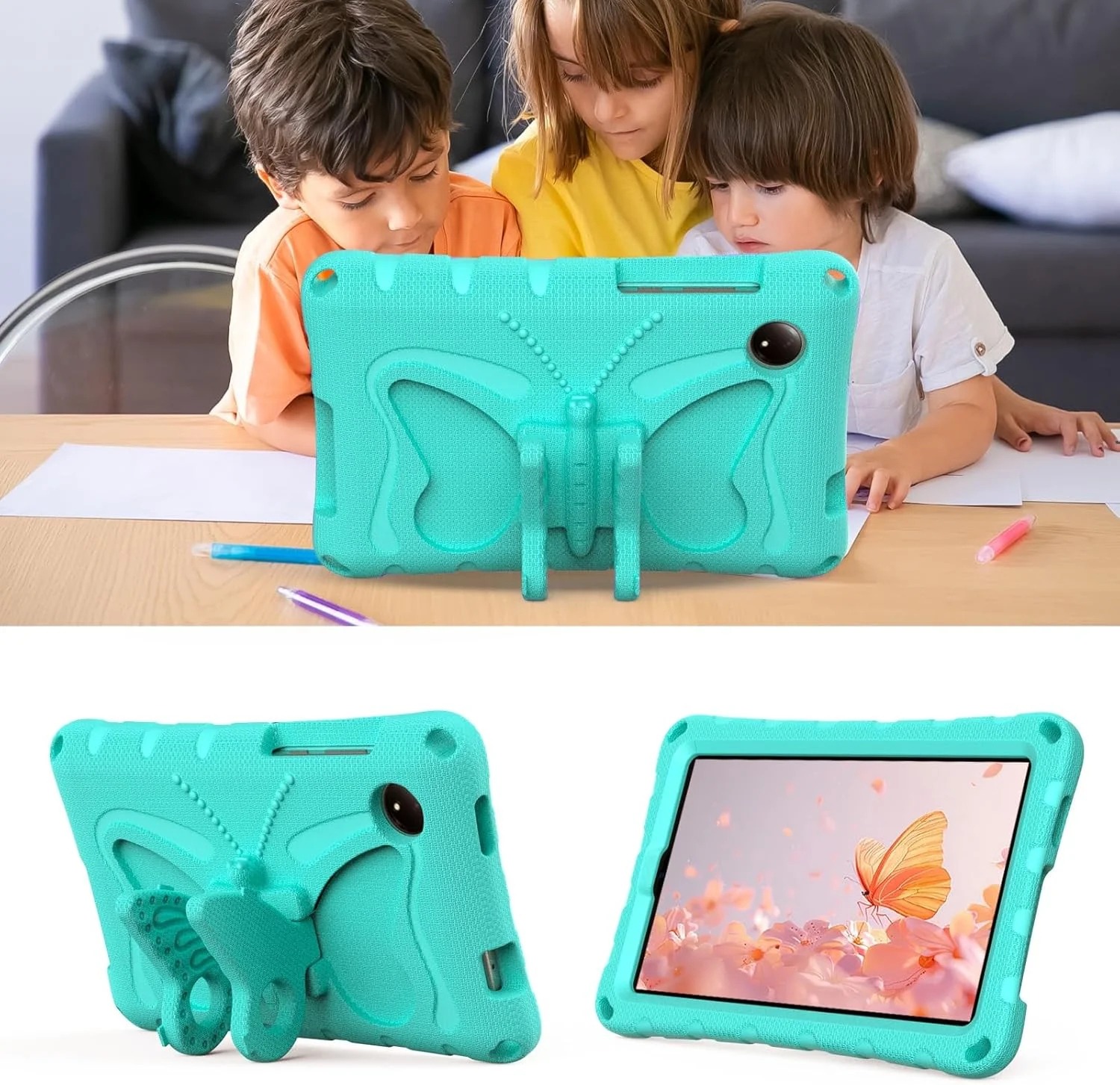 کیف تبلت مسافرتی سازگار با شیائومی Redmi Pad SE 8.7 اینچ 2024، سبک وزن، مقاوم، ضد ضربه، محافظ کامل و مناسب کودکان به همراه بند شانه، سازگار با کیف تبلت مسافرتی سازگار با شیائومی Redmi Pad SE 8.7 اینچ 2024، سبک وزن، مقاوم، ضد ضربه، محافظ کامل و مناسب کودکان به همراه بند شانه، سازگار با