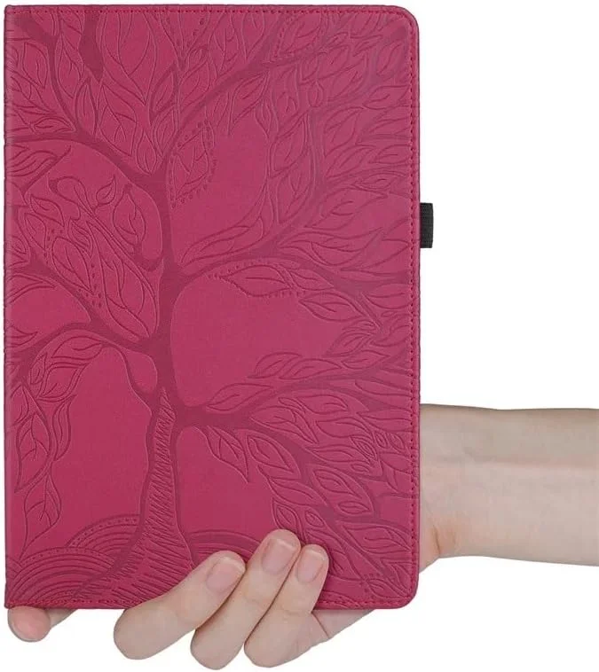 کاور محافظ گروتری سازگار با تبلت شیائومی Redmi Pad Pro 12.1 اینچ 2024، کاور تبلت با قابلیت چرخش 360 درجه، پایه تاشو، طرح برجسته درخت زندگی (قرمز) کاور محافظ گروتری سازگار با تبلت شیائومی Redmi Pad Pro 12.1 اینچ 2024، کاور تبلت با قابلیت چرخش 360 درجه، پایه تاشو، طرح برجسته درخت زندگی (قرمز)