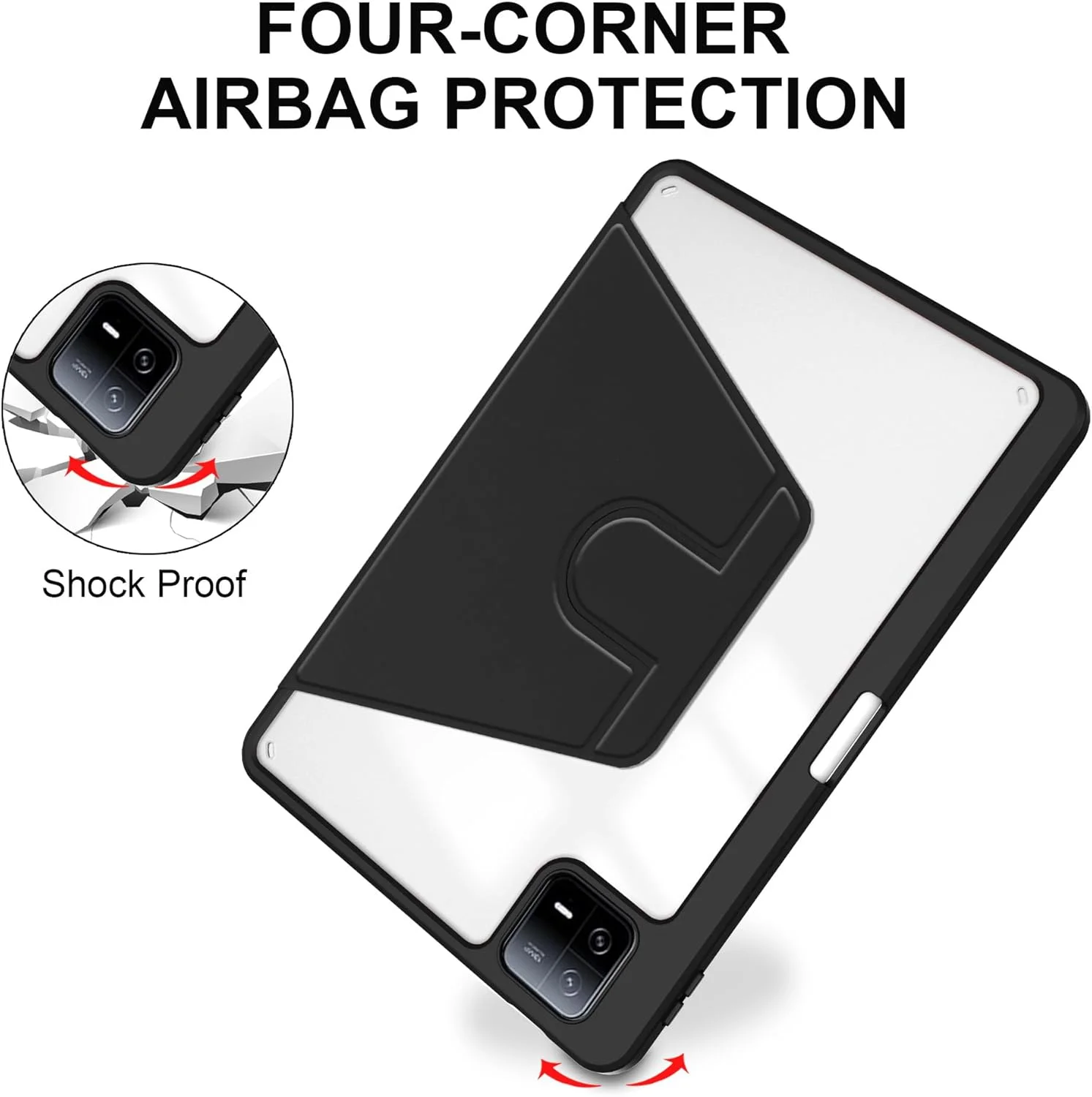 کاور تبلت شیائومی Mi Pad 6/ Mi Pad 6 Pro 2023، کاور چرخشی 360 درجه هوشمند، کاور باریک تبلت با قابلیت خواب/بیدار شدن خودکار کاور تبلت شیائومی Mi Pad 6/ Mi Pad 6 Pro 2023، کاور چرخشی 360 درجه هوشمند، کاور باریک تبلت با قابلیت خواب/بیدار شدن خودکار