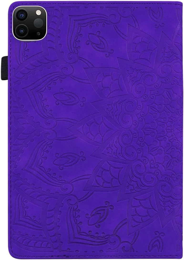 کیف تبلت سازگار با شیائومی می پد 6/6 پرو 2023 11.2 اینچی، باریک، سبک وزن، چرمی PU طرح دار، کاور تبلت با قابلیت استند و جای کارت (بنفش) کیف تبلت سازگار با شیائومی می پد 6/6 پرو 2023 11.2 اینچی، باریک، سبک وزن، چرمی PU طرح دار، کاور تبلت با قابلیت استند و جای کارت (بنفش)